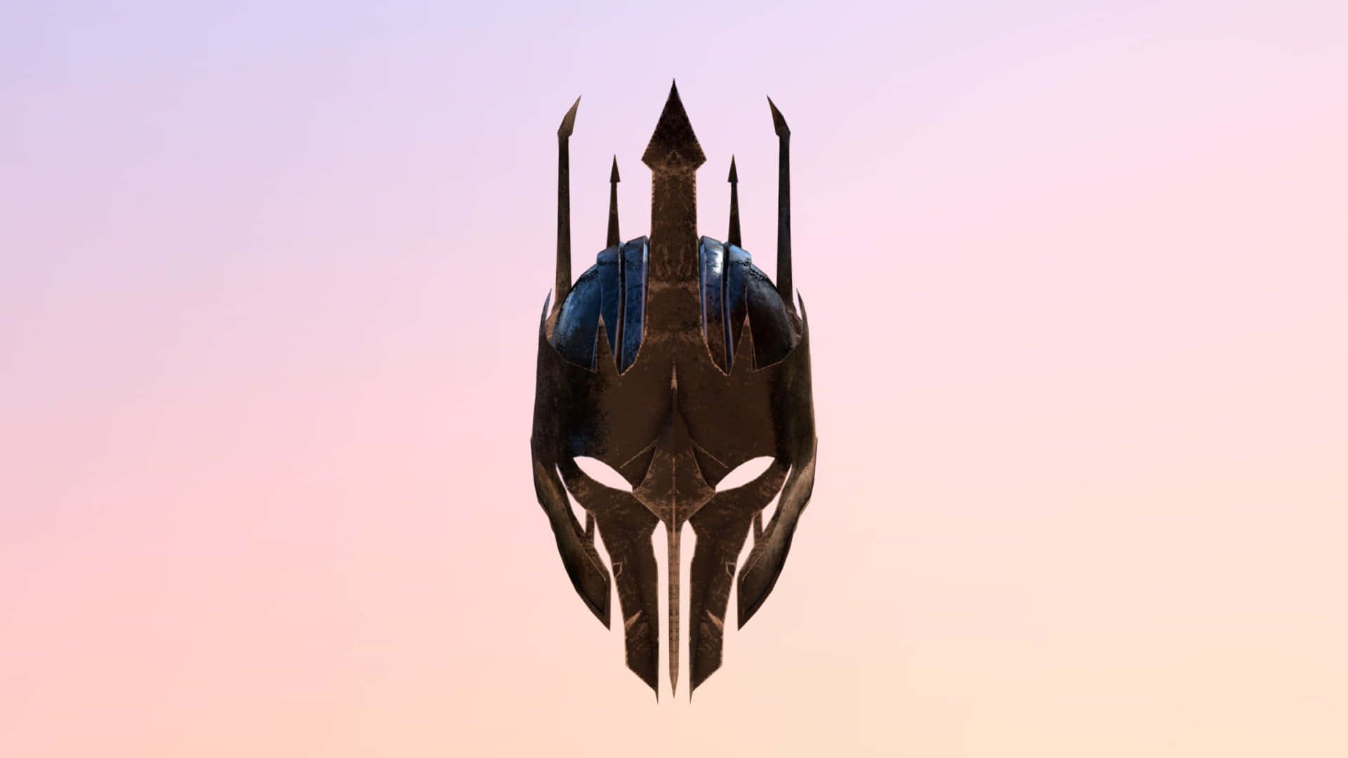 Sauron, Shadow Of War, dark ornate helmet, Full HD Desktop Wallpaper