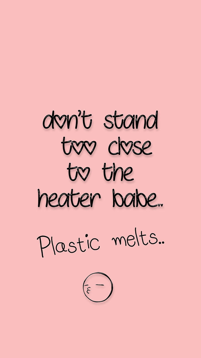 plastic people, pink background, black handwritten text, HD Phone Wallpaper