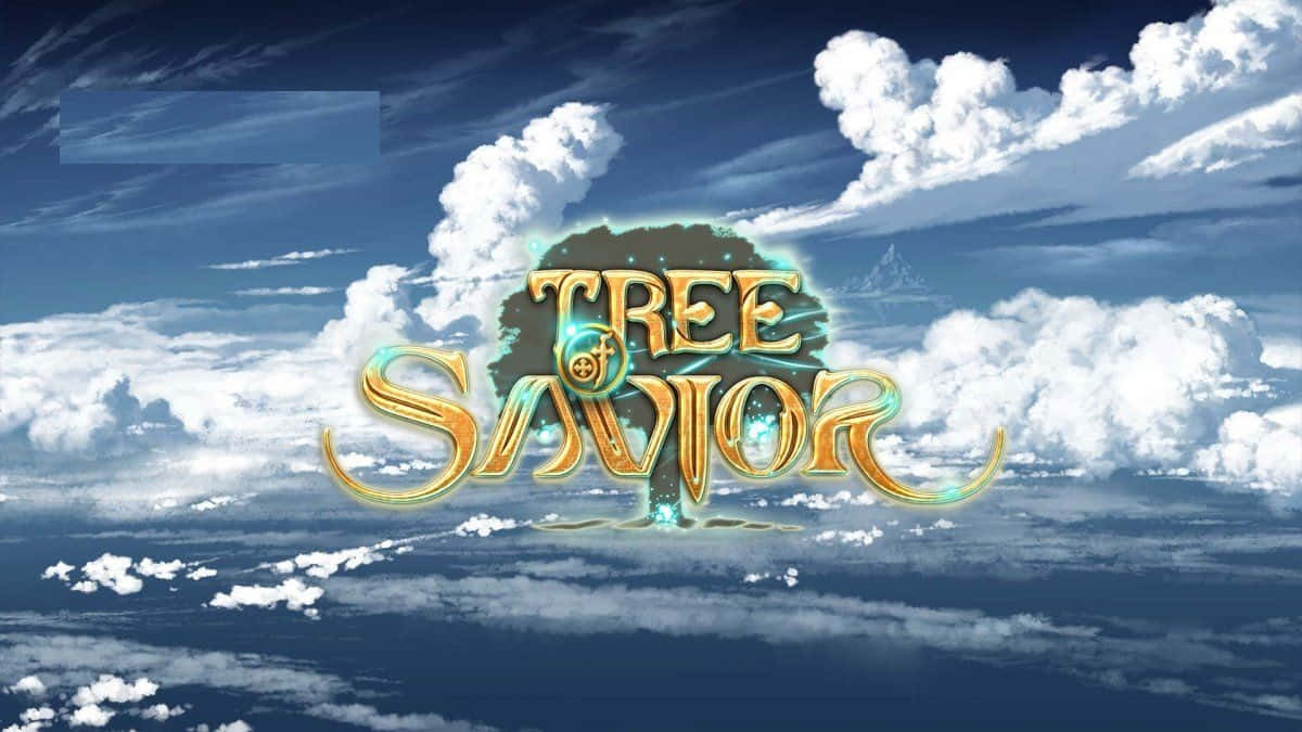 Savior, Tree Savior, golden glowing, SD Desktop Wallpaper