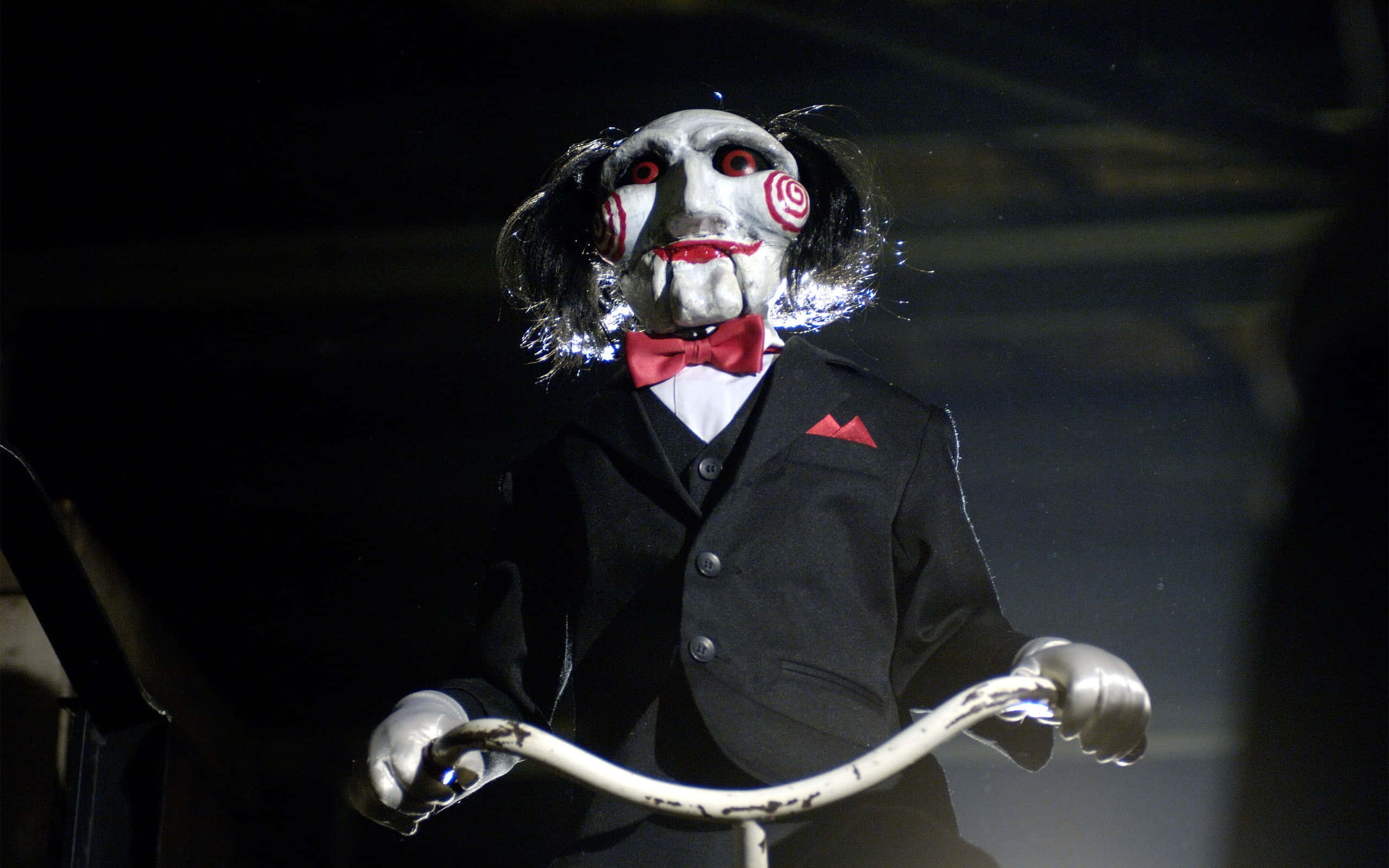 Saw, puppet, white mask, 2K Desktop Wallpaper