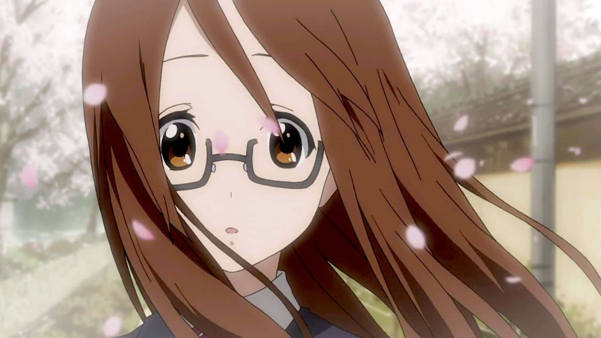 Sawako Yamanaka, anime girl, glasses, Full HD Desktop Wallpaper