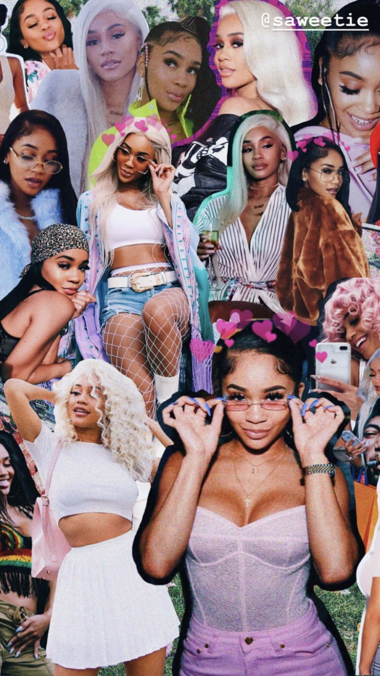 Saweetie, rapper, pfp, Full HD Phone Wallpaper