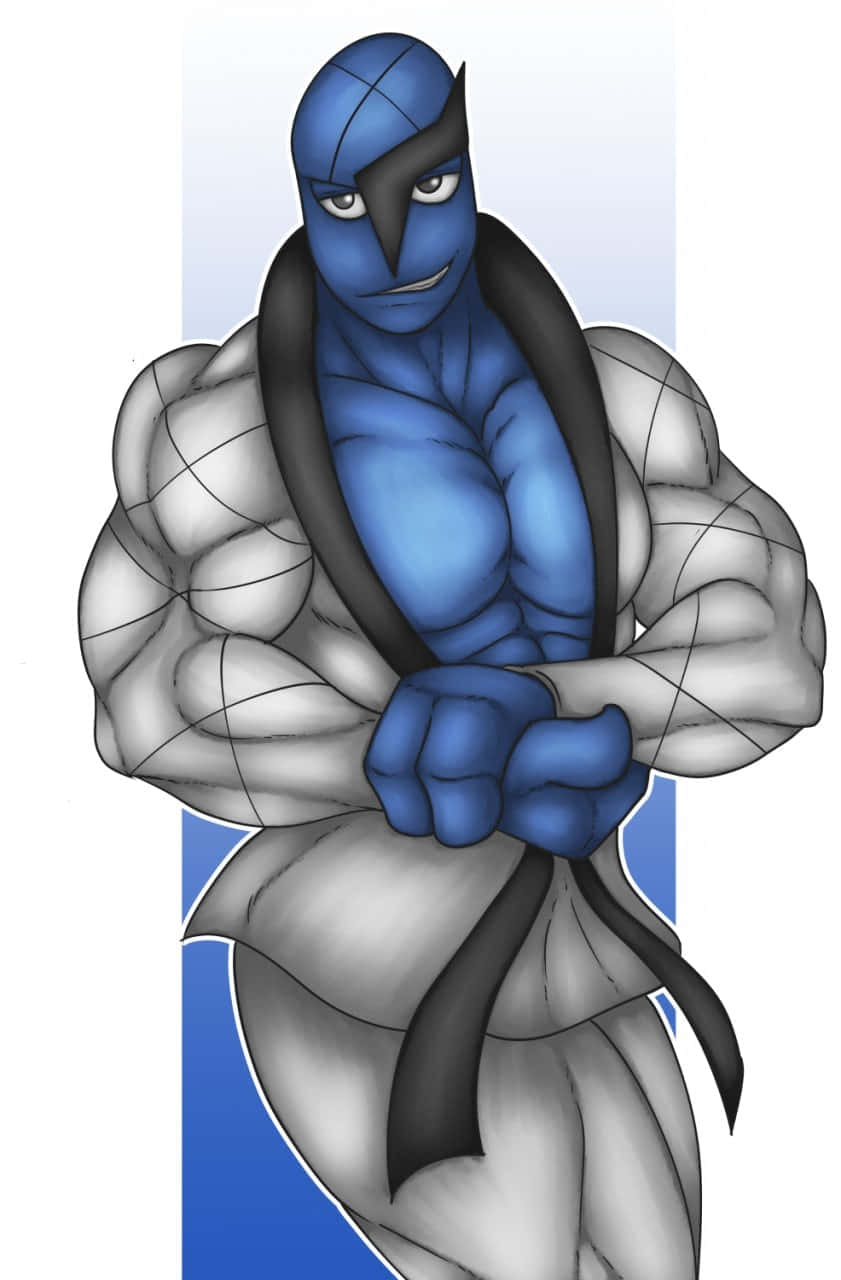 Sawk, blue-skinned, anime martial artist, HD Phone Wallpaper