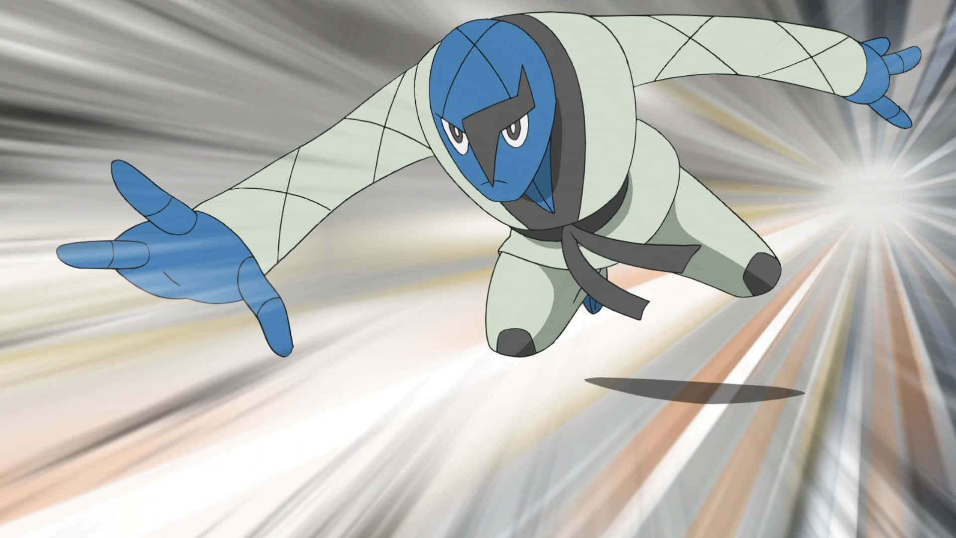 Sawk, blue masked, white martial arts gi, Full HD Desktop Wallpaper