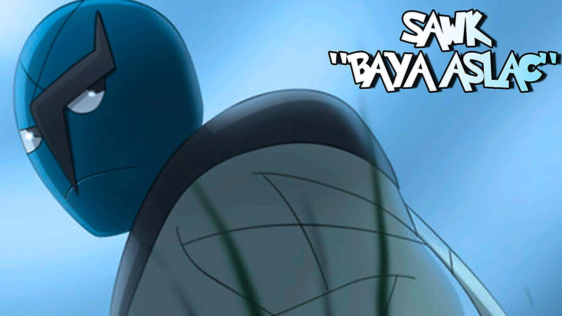Sawk, blue masked, anime character, Full HD Desktop Wallpaper