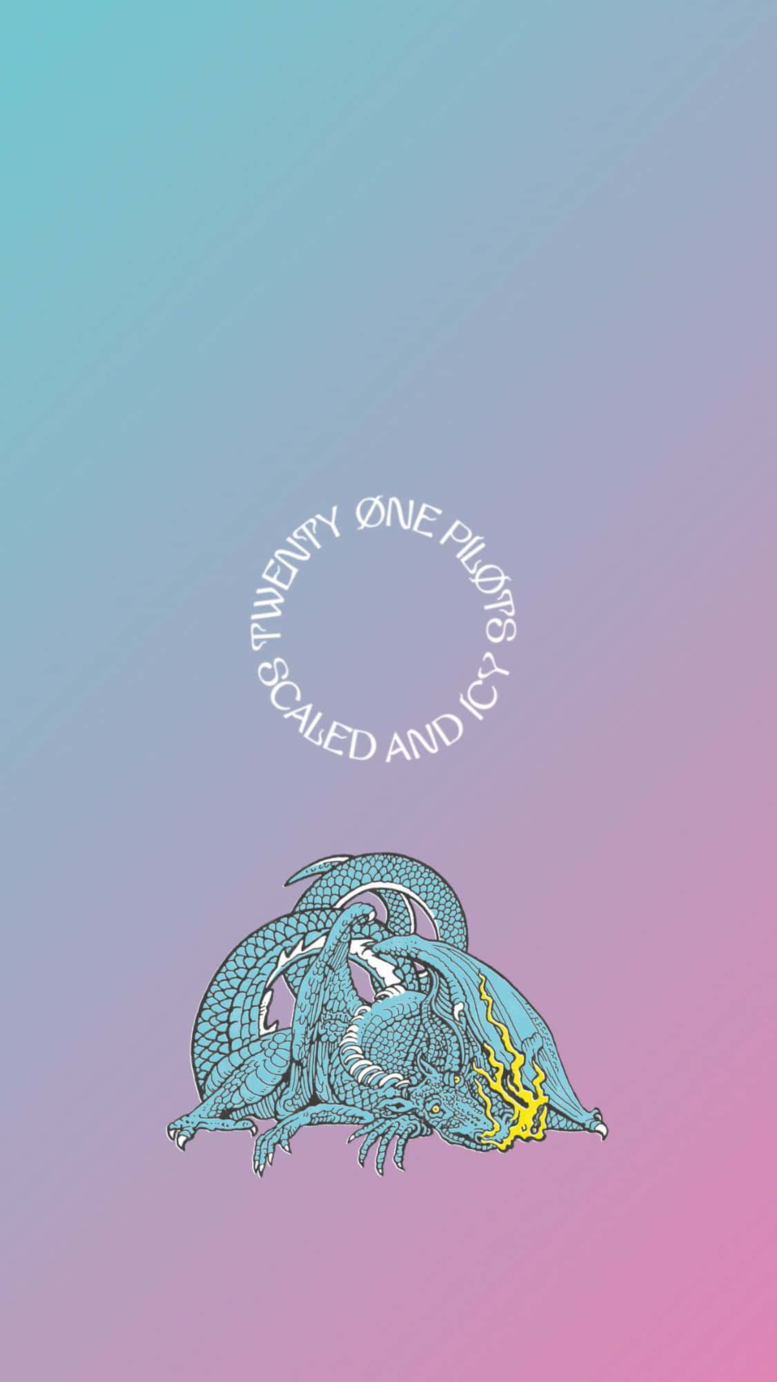 Scaled And Icy, blue dragon, yellow flame breath, Full HD Phone Wallpaper