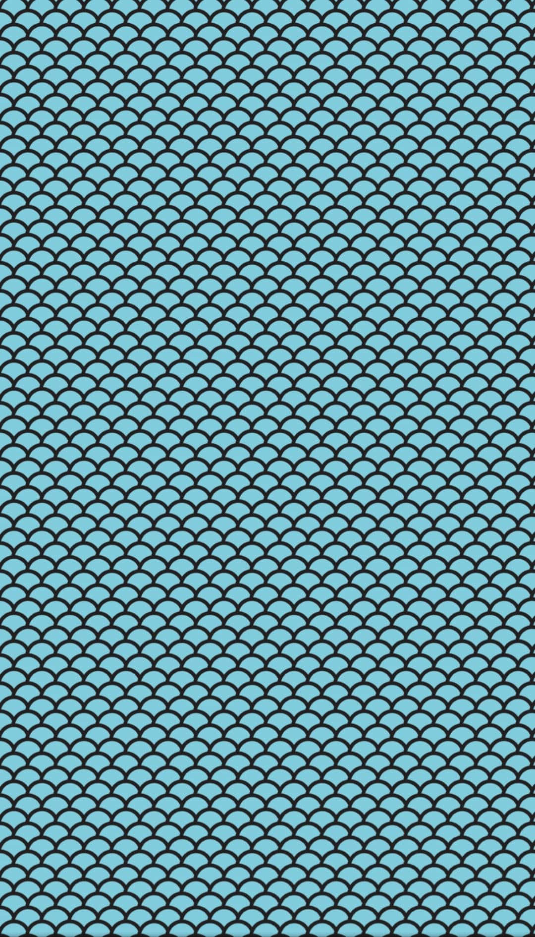 Scaled And Icy, light blue fish scales, black outline, HD Phone Wallpaper