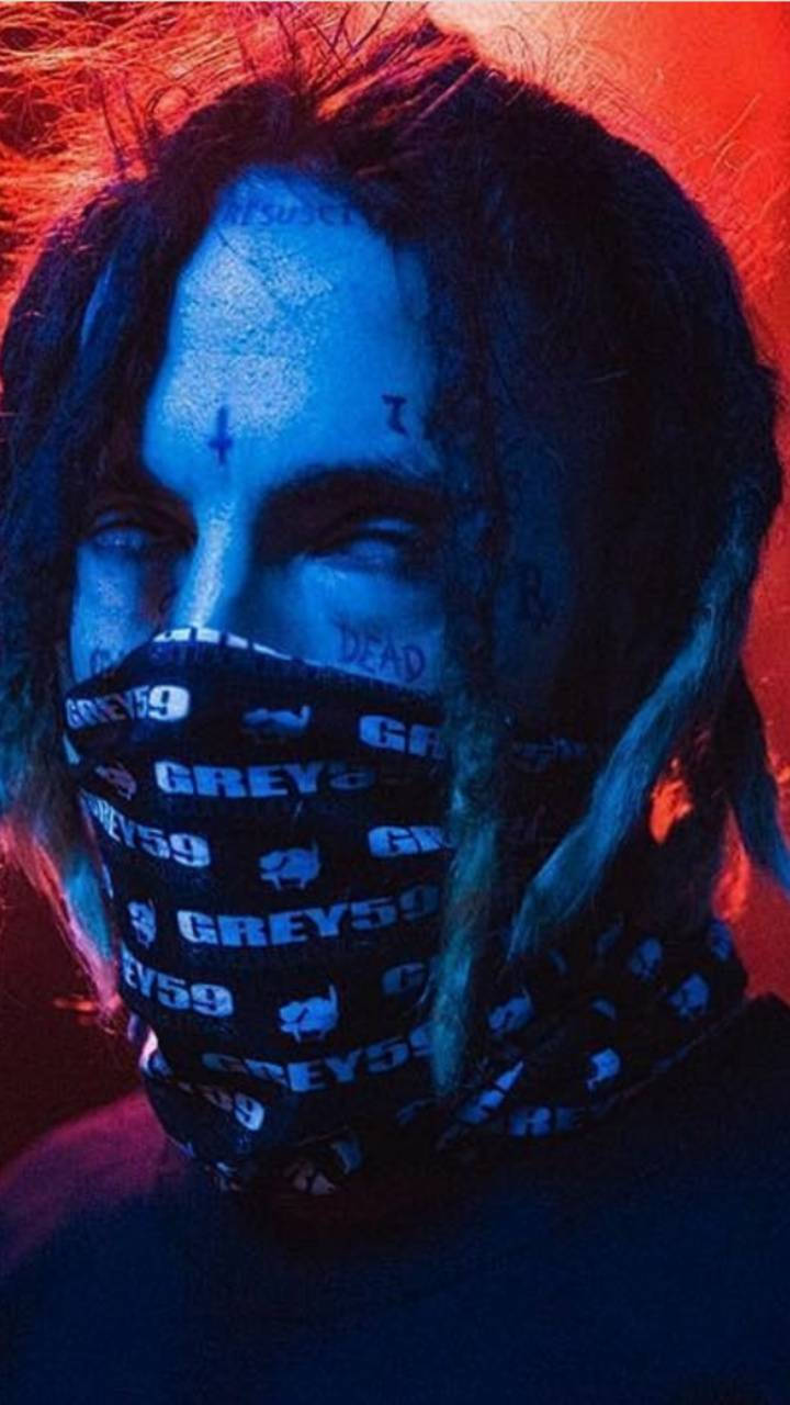 $uicideboy$, face bandana, dreadlocks, HD Phone Wallpaper