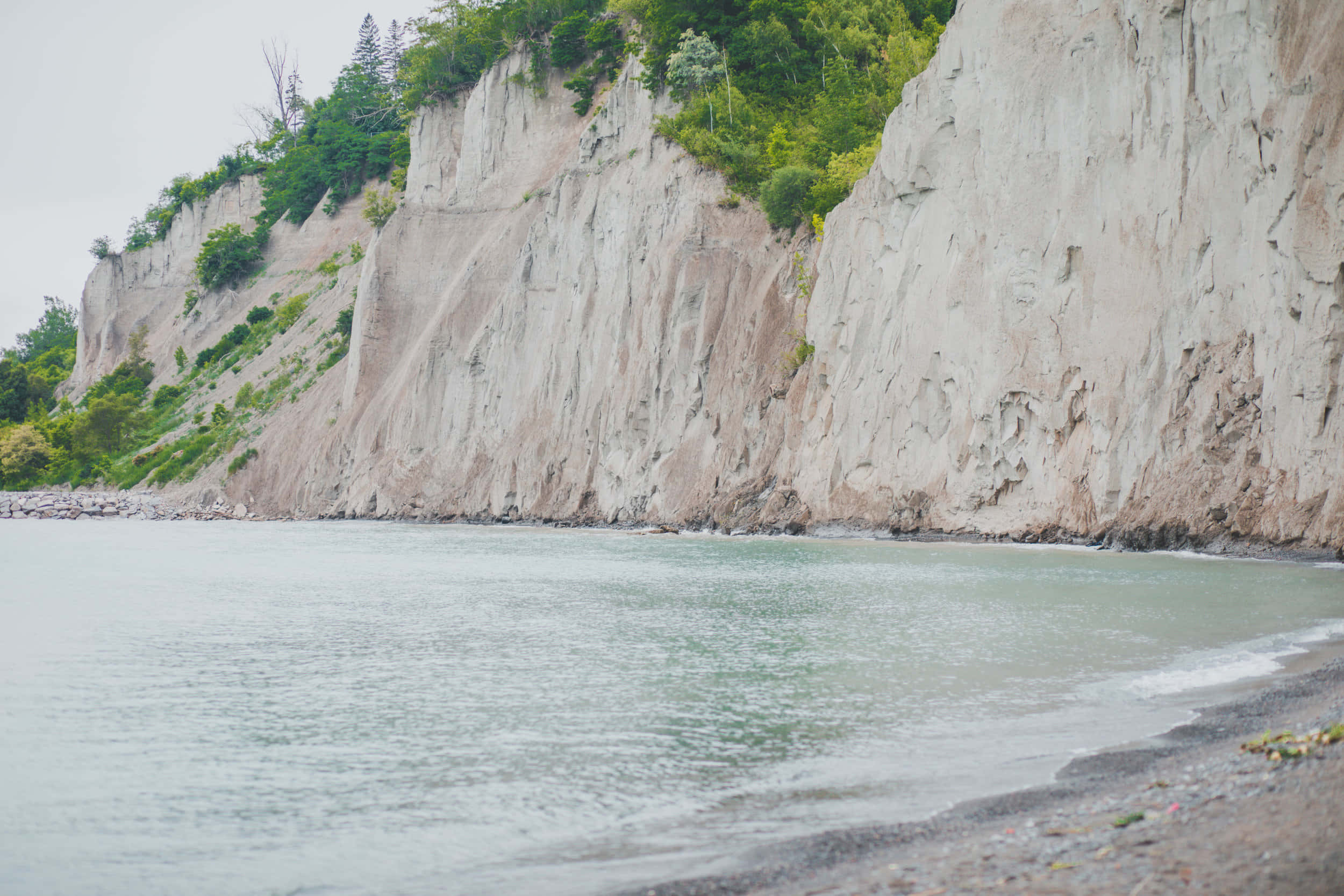 Scarborough Bluffs, cliffside view, pale cliffs, Full HD Desktop Wallpaper