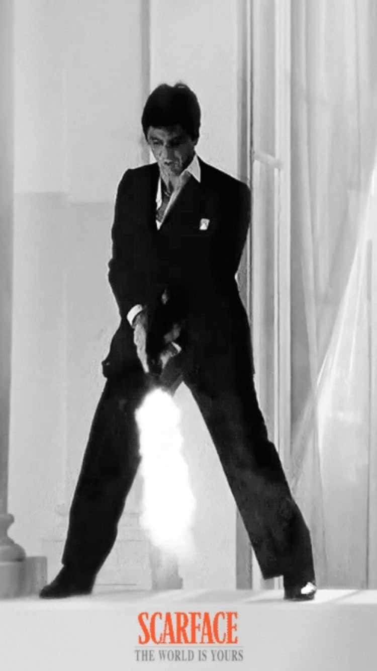 Scarface iPhone, Scarface, suit, HD Phone Wallpaper