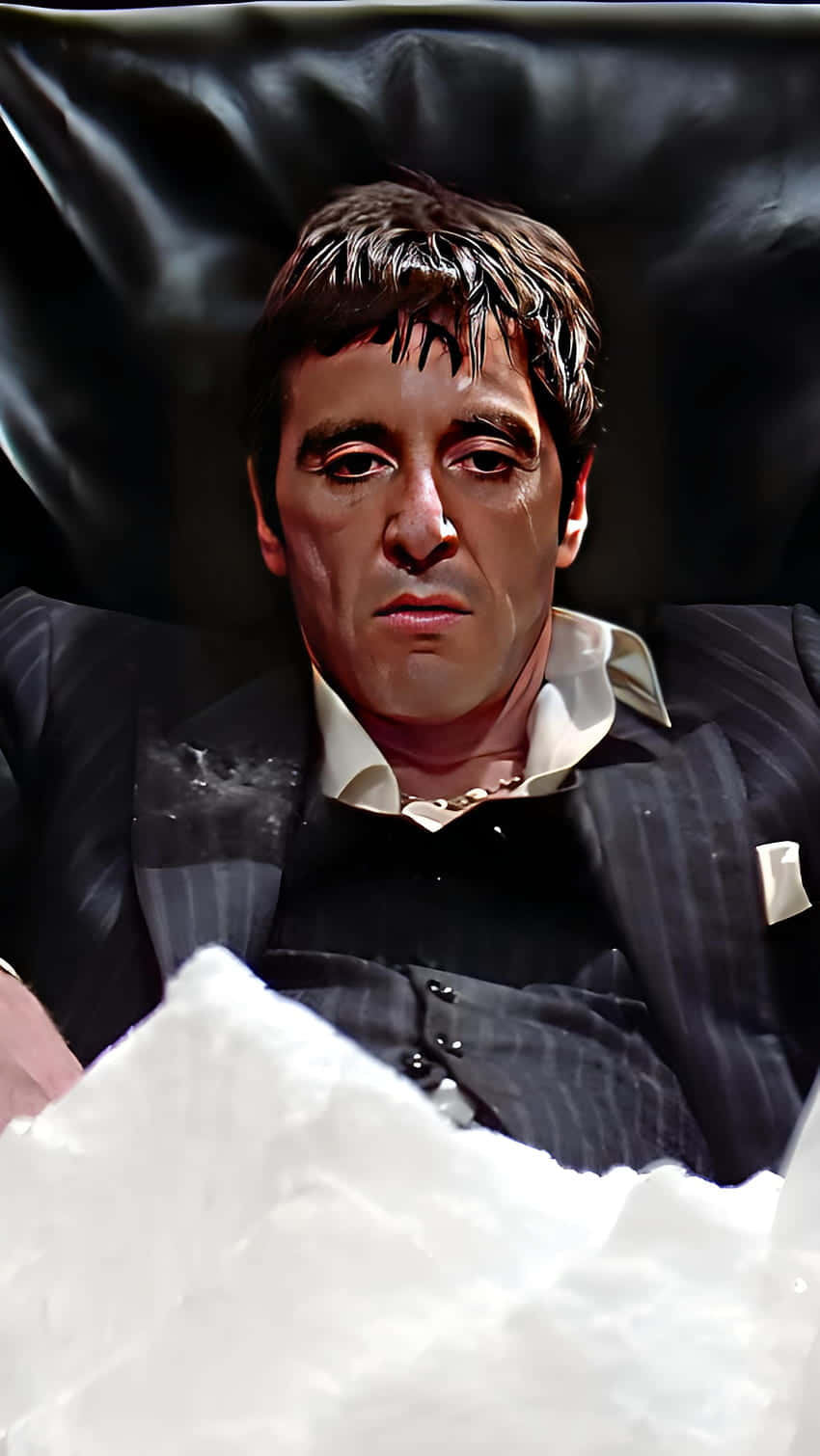 Scarface, iPhone, pinstripe suit, HD Phone Wallpaper