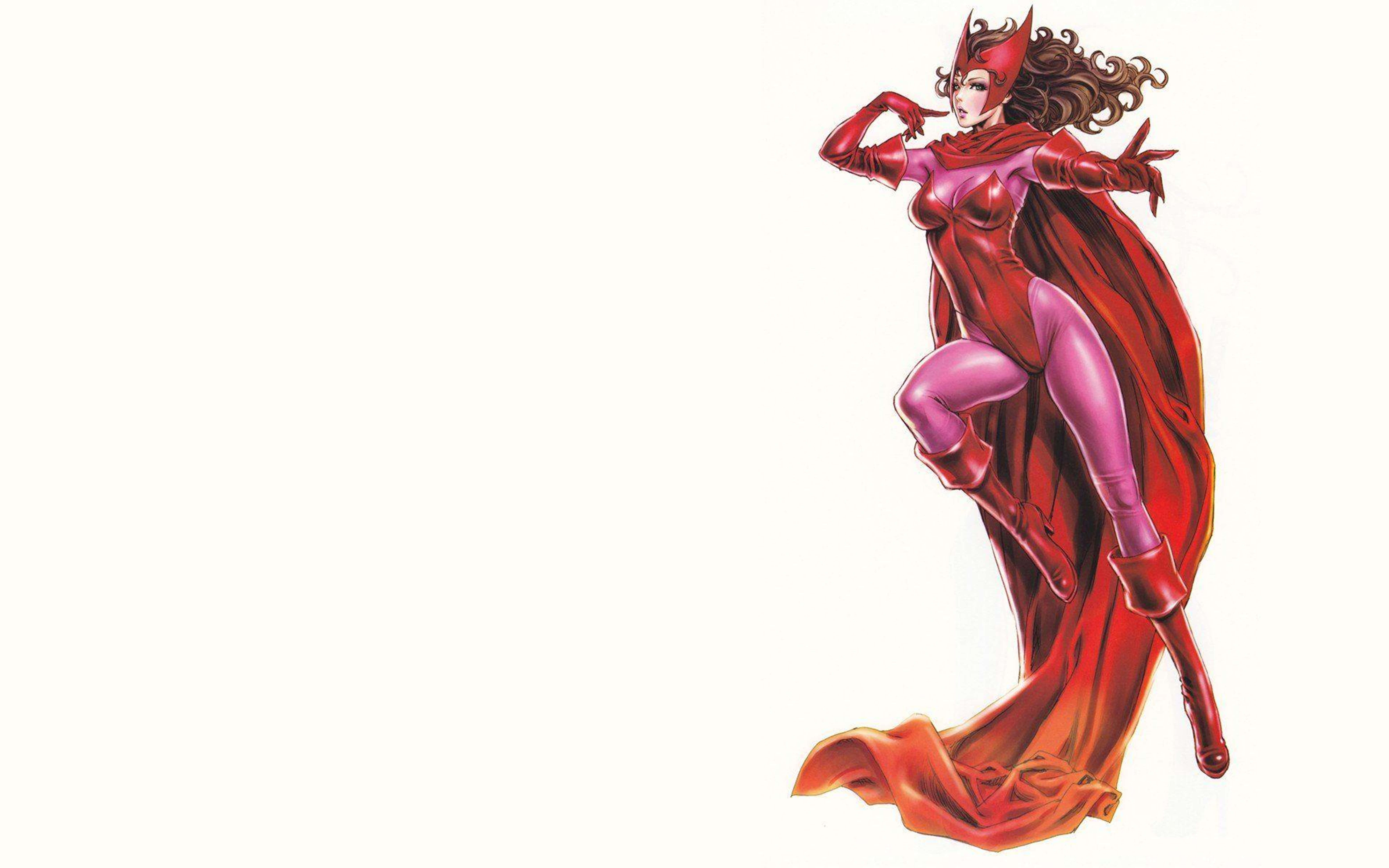 Scarlet Witch, 8K, red cape, 8K Desktop Wallpaper