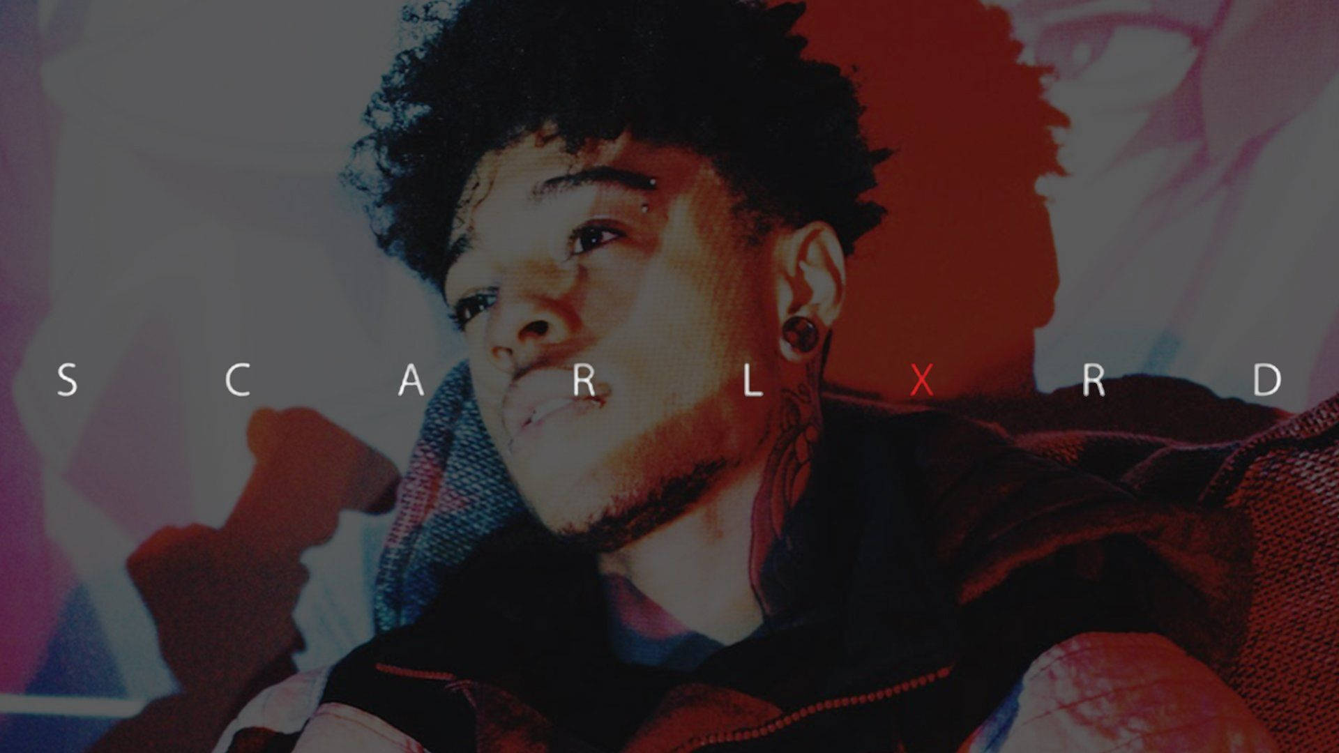 Scarlxrd, curly hair, tattoos, Full HD Desktop Wallpaper