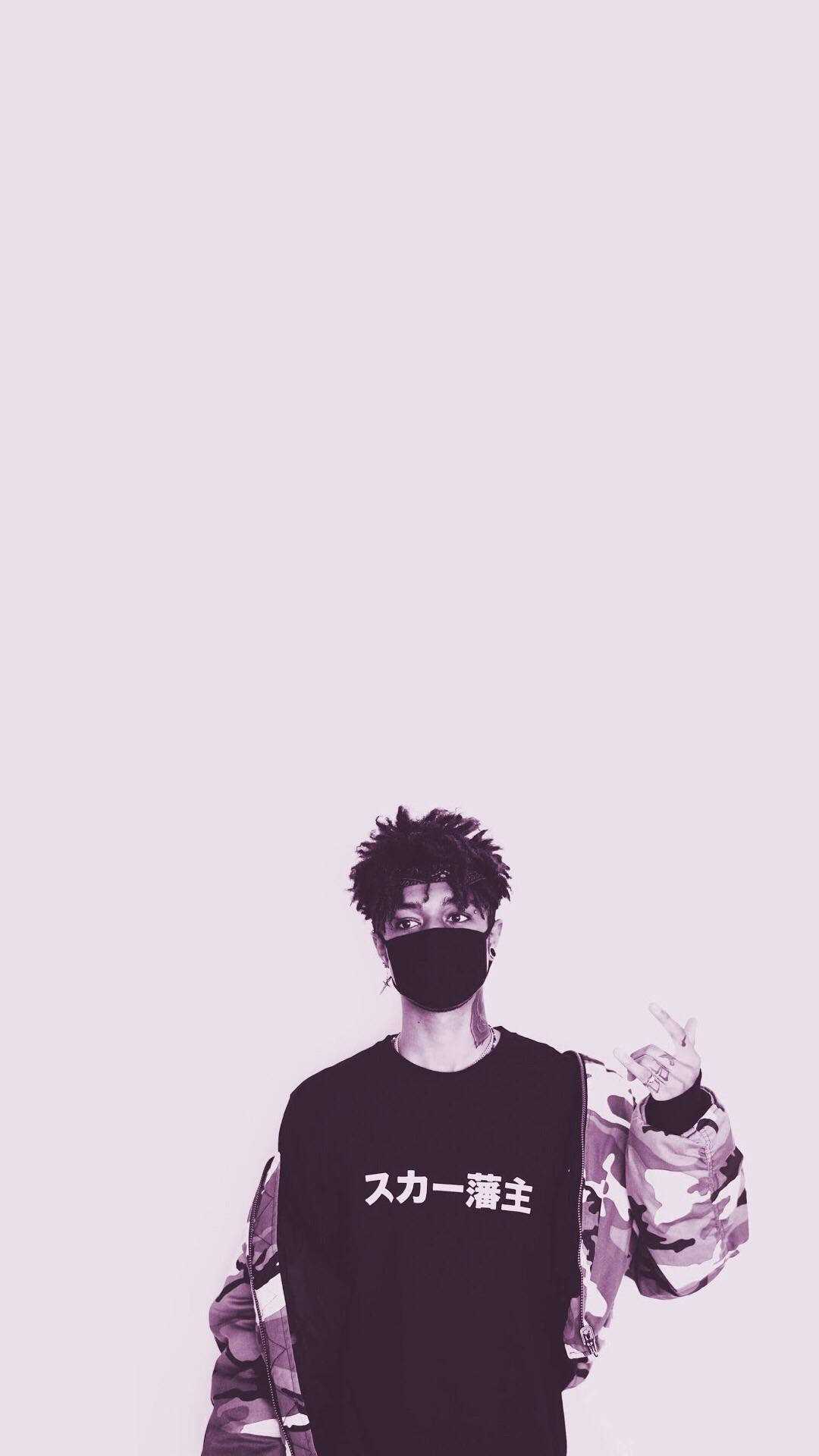 Scarlxrd, black mask, spiky hair, Full HD Phone Wallpaper