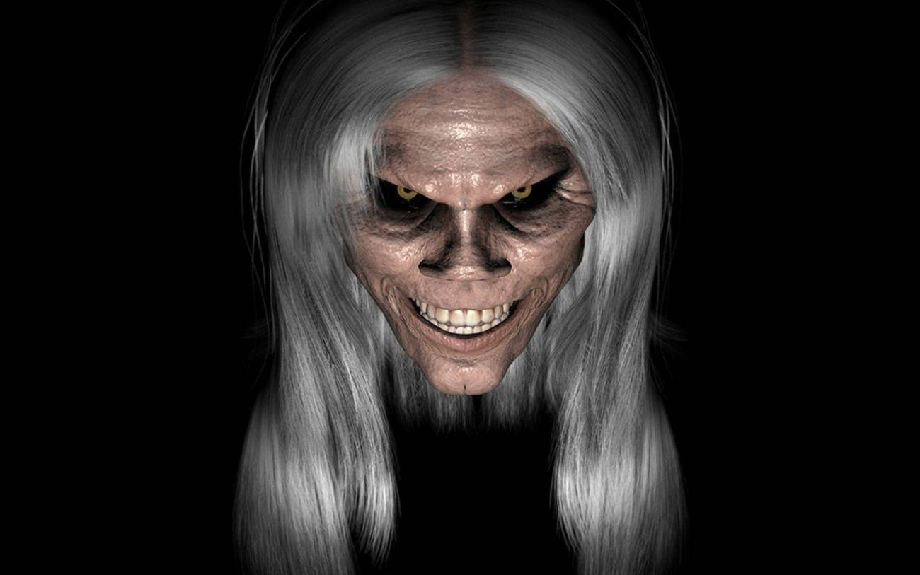 Scary Face, long hair, angry man, HD Desktop Wallpaper