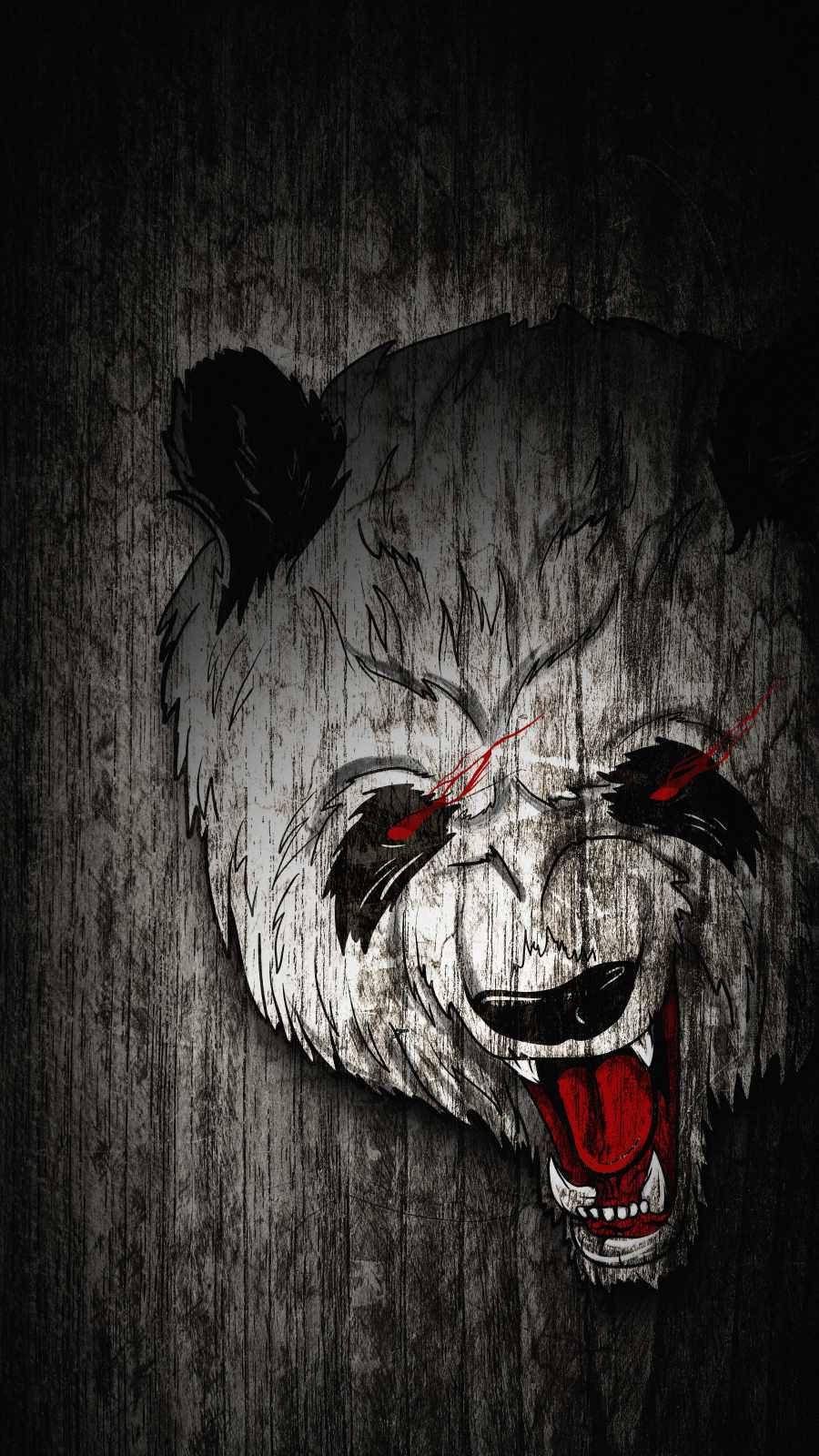 iPhone, glowing red eyes, bared teeth, HD Phone Wallpaper