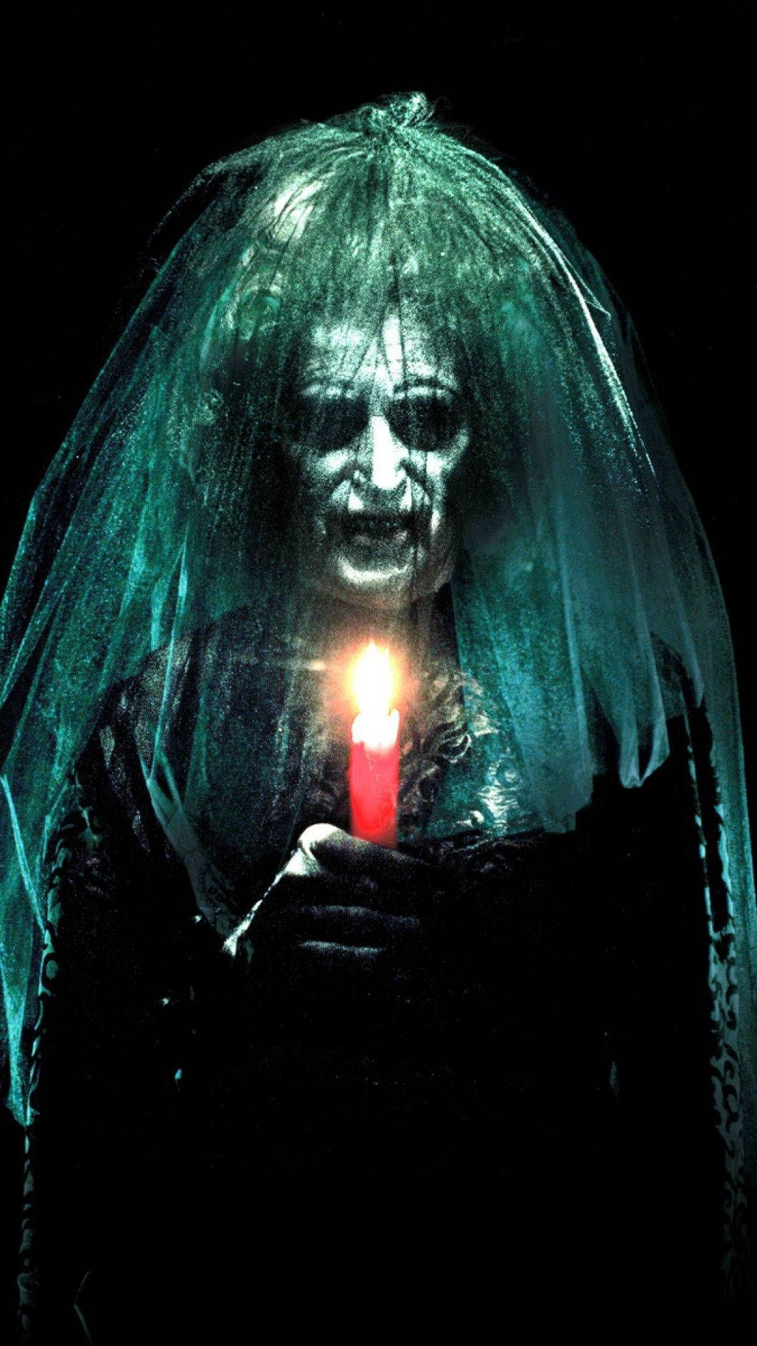 iPhone, ghostly bride, tattered veil, HD Phone Wallpaper