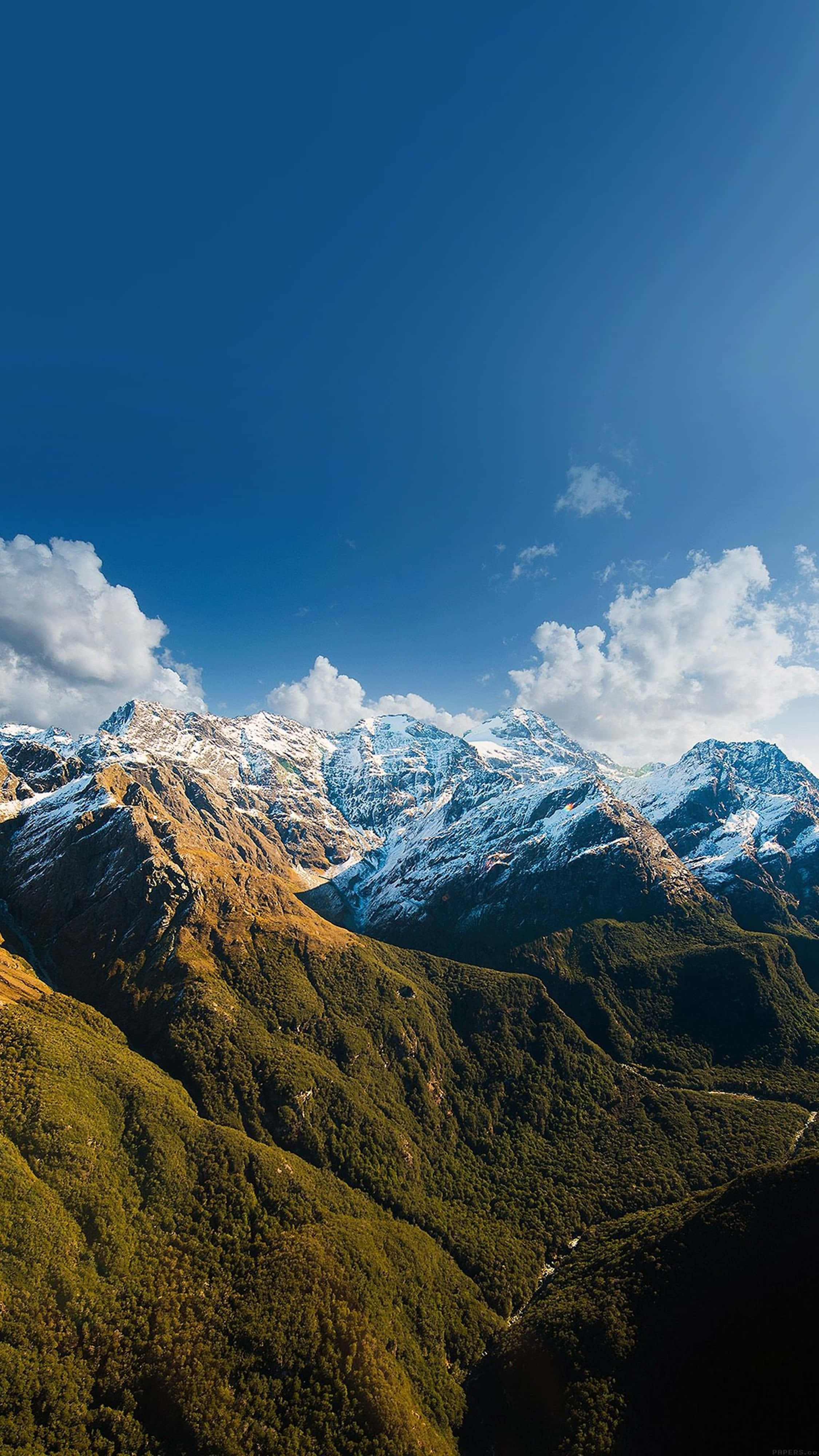 4K, iPhone, snowcapped mountain peaks, 4K Phone Wallpaper