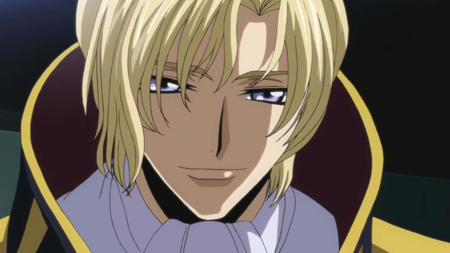 Schneizel El Britannia, purple and gold outfit, blonde anime character, HD Desktop Wallpaper