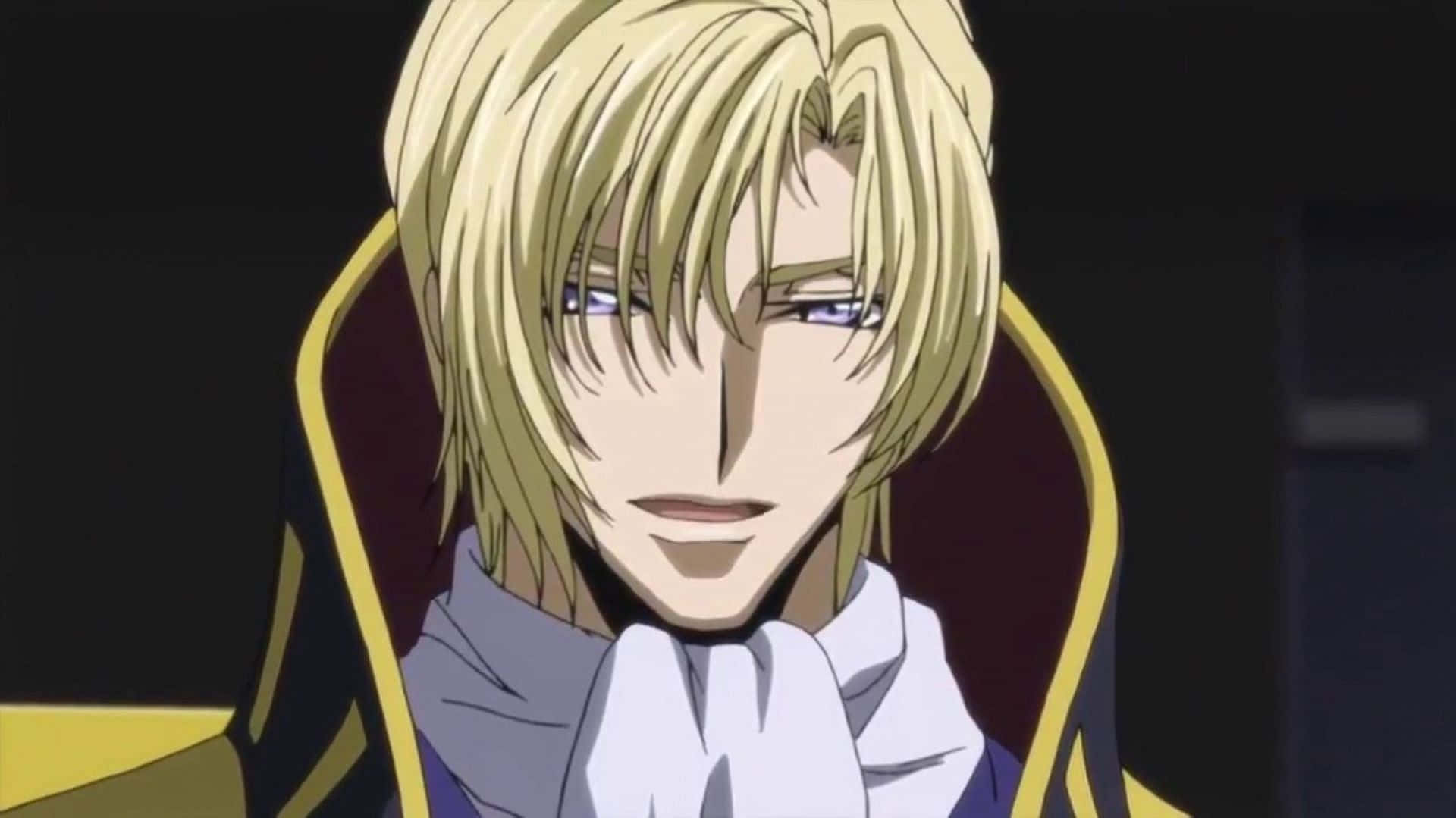 Schneizel El Britannia, blonde anime character, purple eyes, Full HD Desktop Wallpaper
