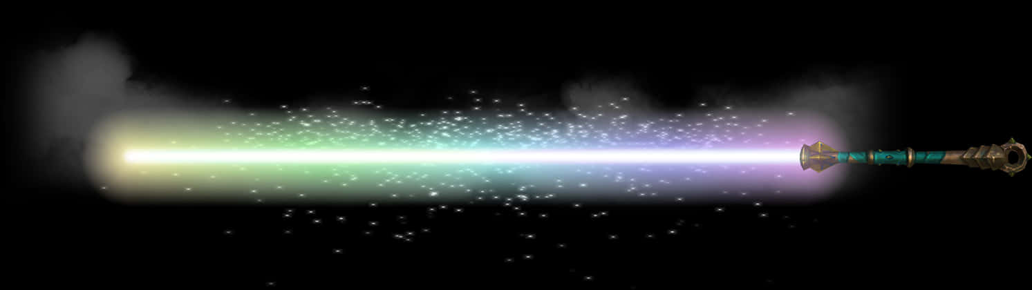 lightsaber, multicolored energy beam, ornate staff, HD Desktop Wallpaper