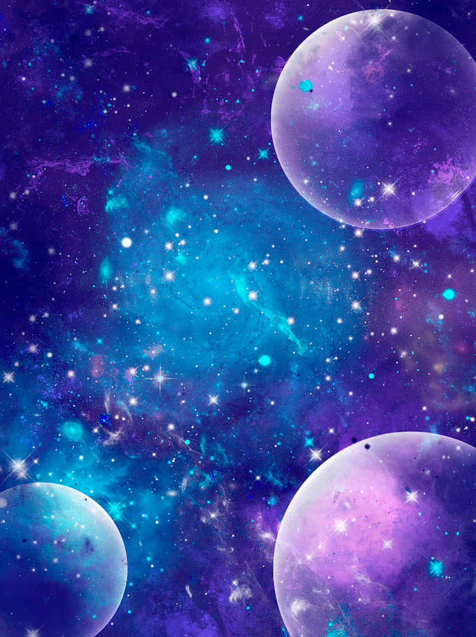 Cosmic Dreamscape, purple hues, glowing purple, HD Phone Wallpaper
