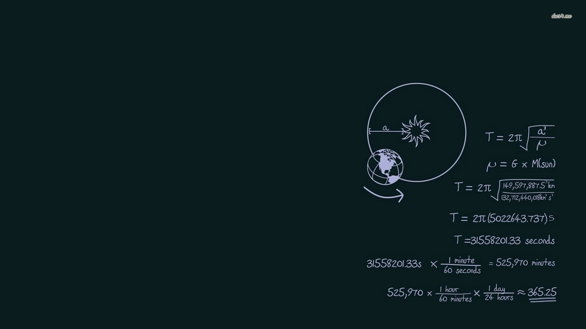 Earth, Sun, chalkboard, Full HD Desktop Wallpaper