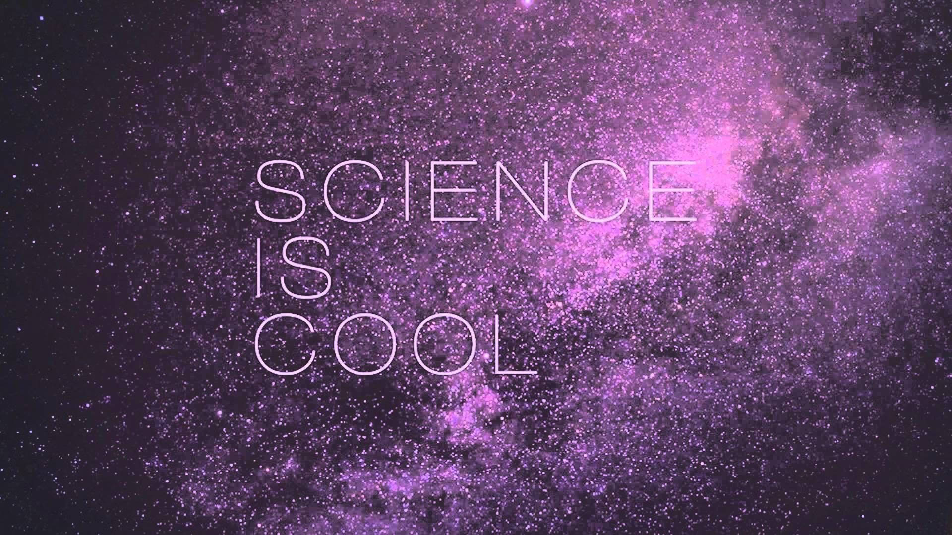 purple science is cool, science is cool, sparkling purple cosmic nebula, Full HD Desktop Wallpaper