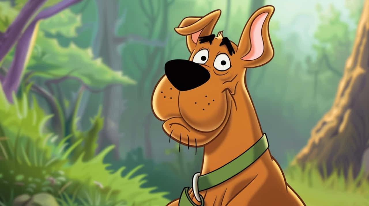 Scooby Doo, forest, lush green forest, HD Desktop Wallpaper