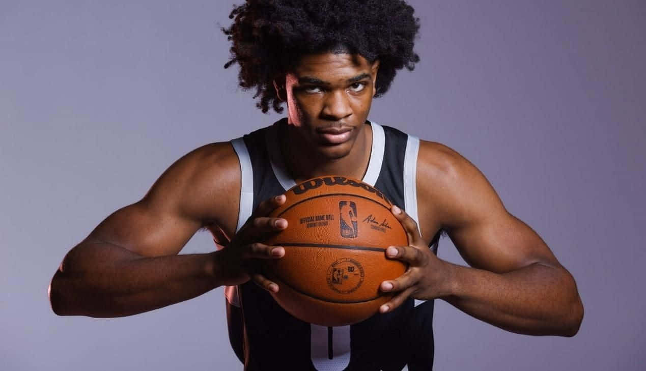 Scoot Henderson, basketball player, afro hair, SD Desktop Wallpaper