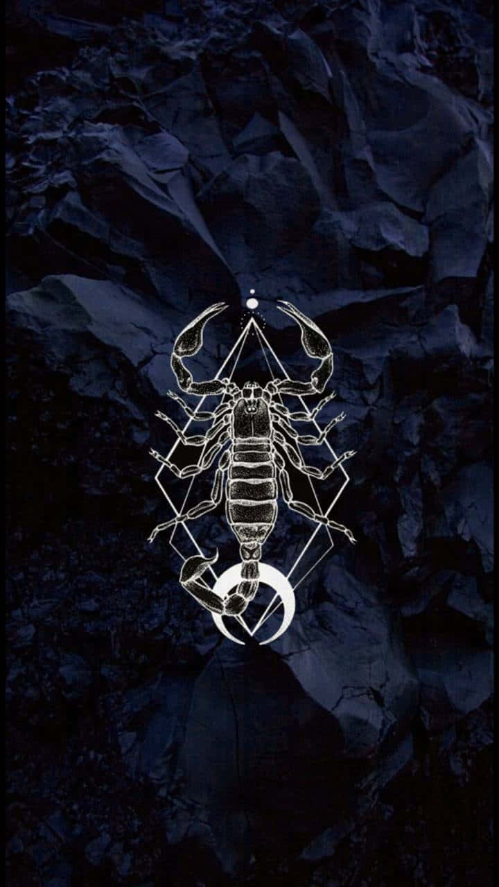 Scorpio, iPhone, geometric lines, HD Phone Wallpaper