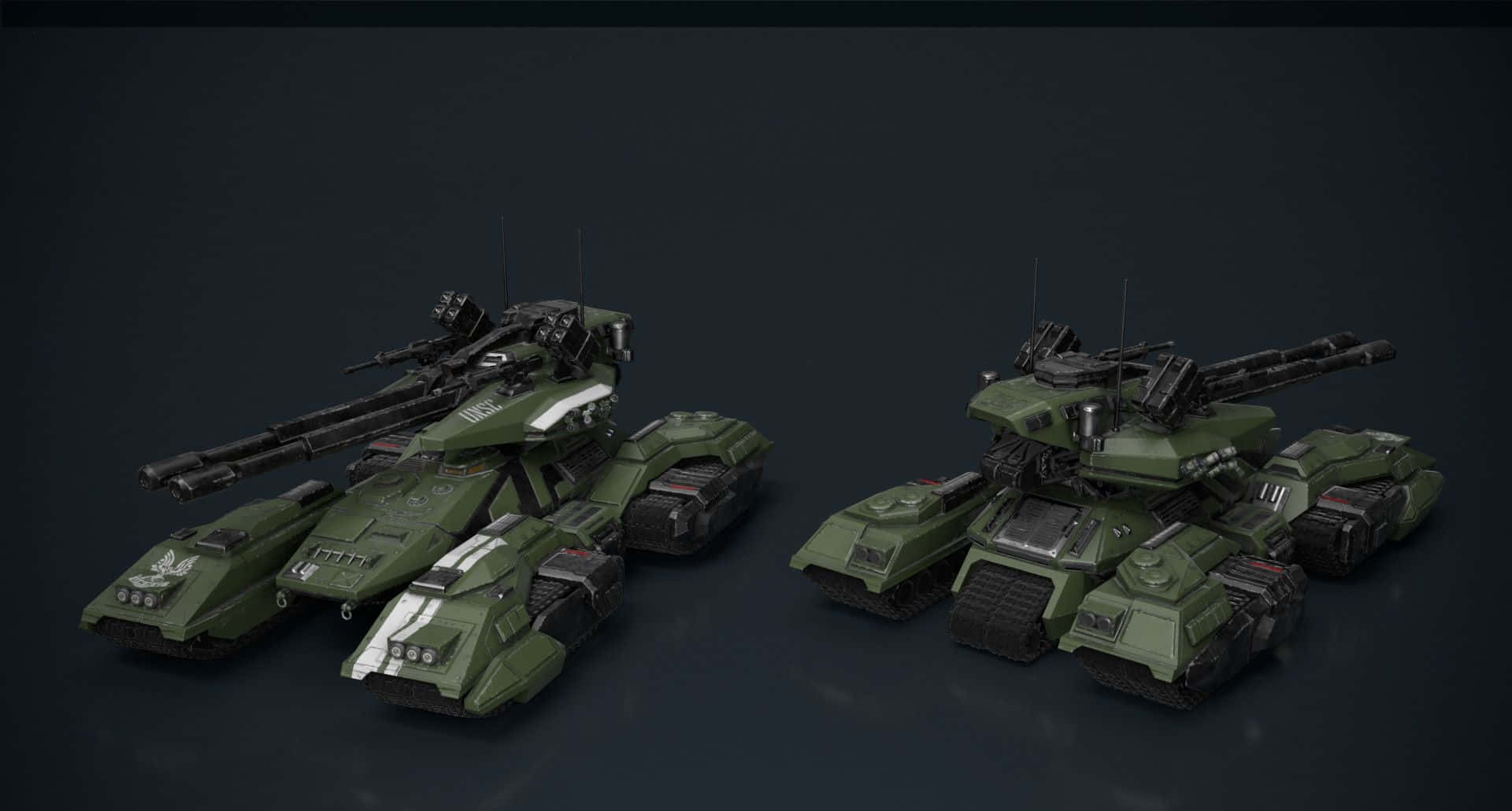 Scorpion Halo, olive green, armored vehicles, Full HD Desktop Wallpaper