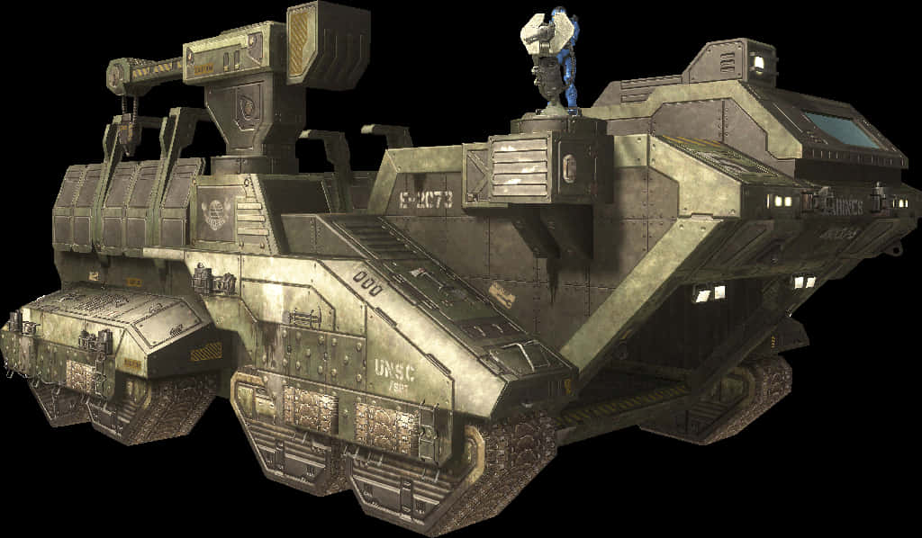 Scorpion Halo, military vehicle, treads, SD Desktop Wallpaper