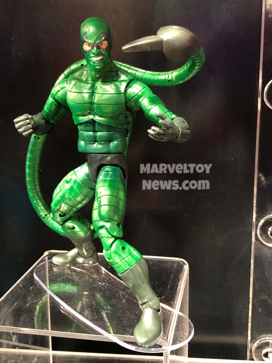 Scorpion 900, Marvel action figure, green scorpion, SD Phone Wallpaper