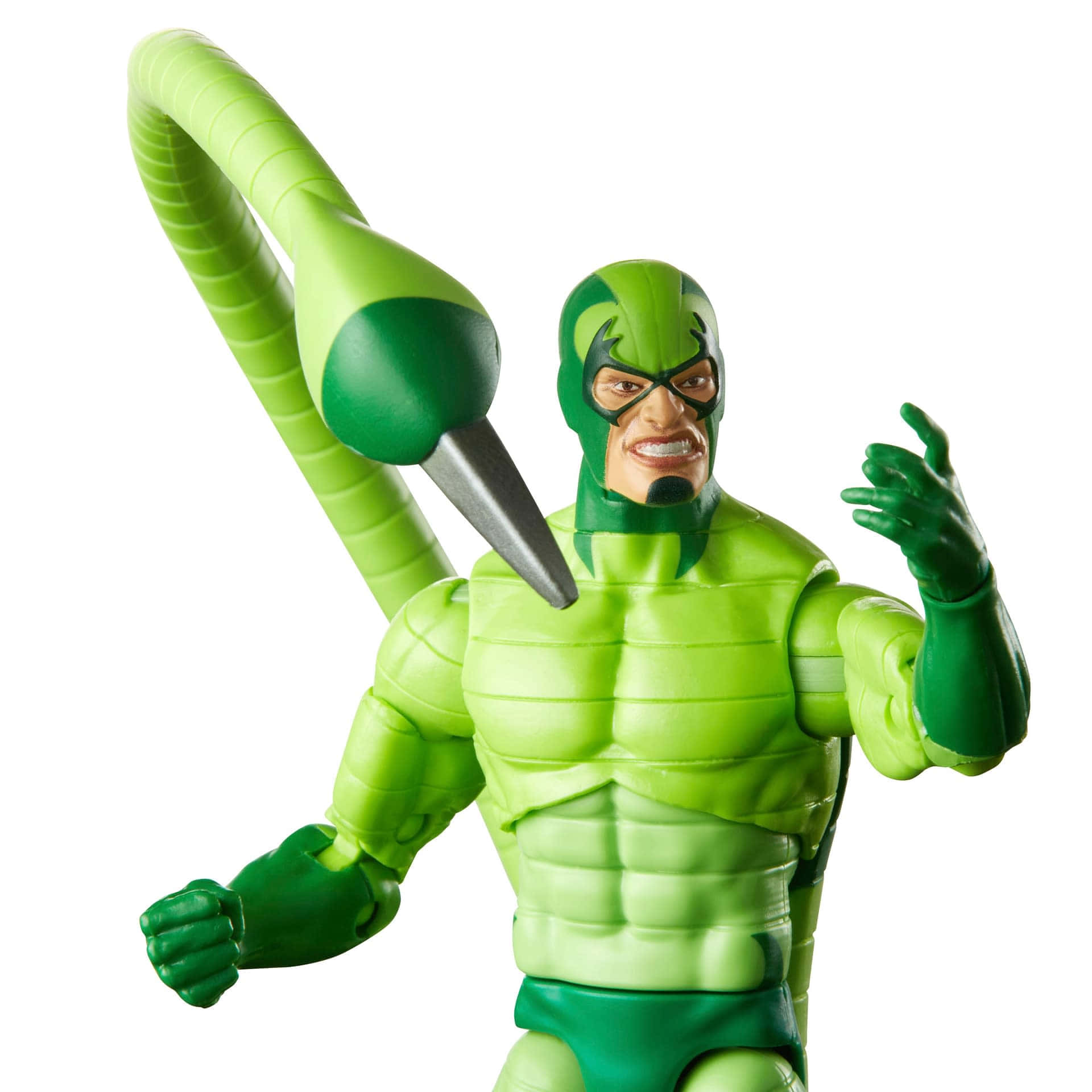 Scorpion, green-suited superhero action figure, long extendable tentacle weapon, Full HD Desktop Wallpaper