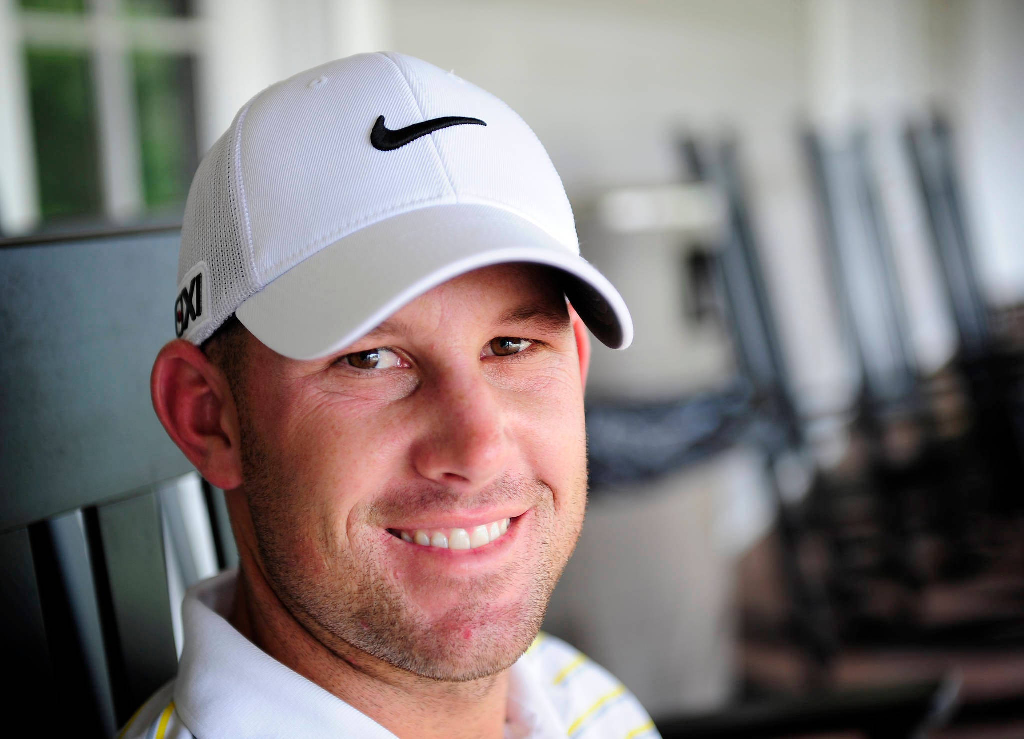 Scott Brown, white Nike cap, polo shirt, Full HD Desktop Wallpaper