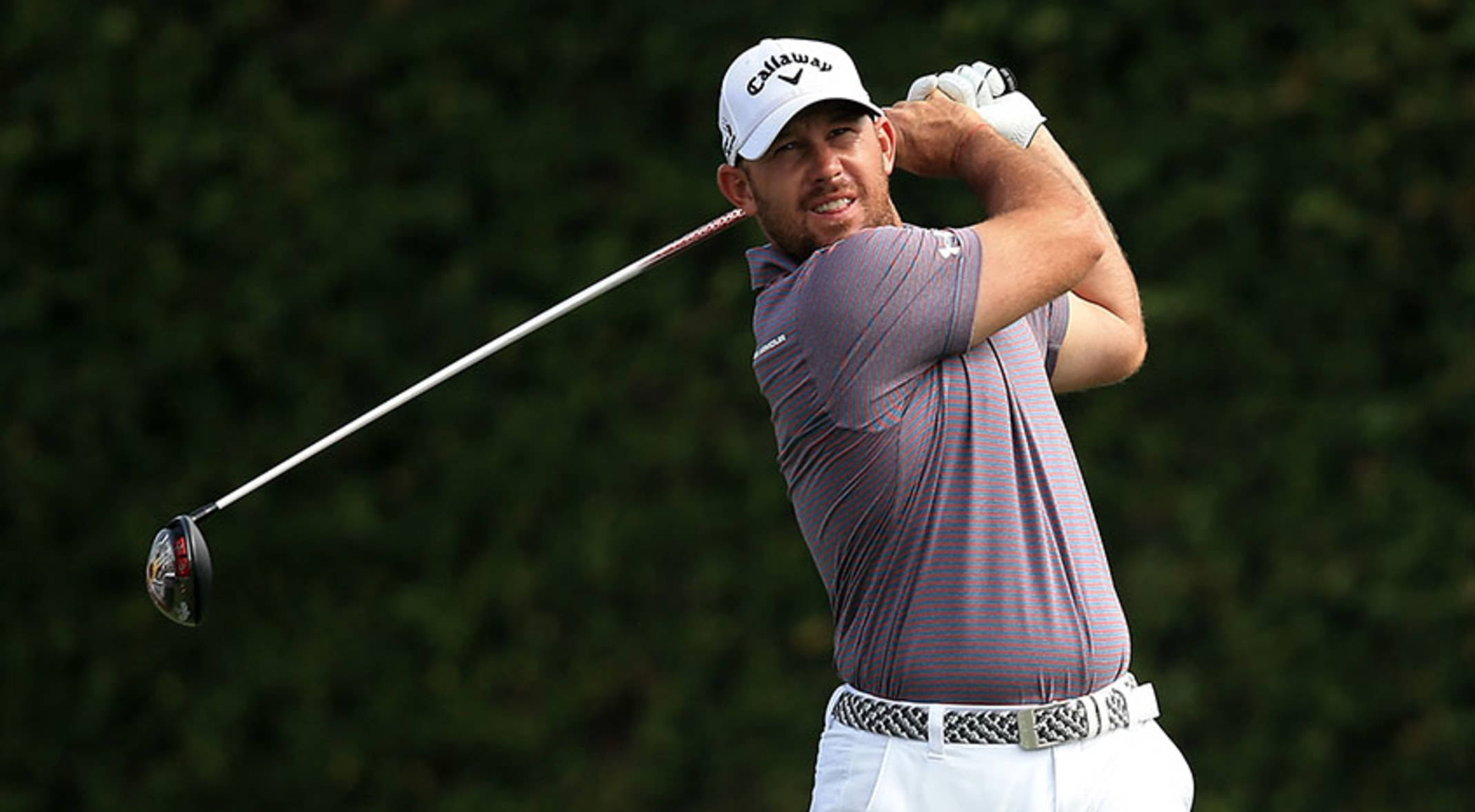 Scott Brown, swinging position, male golfer, Full HD Desktop Wallpaper