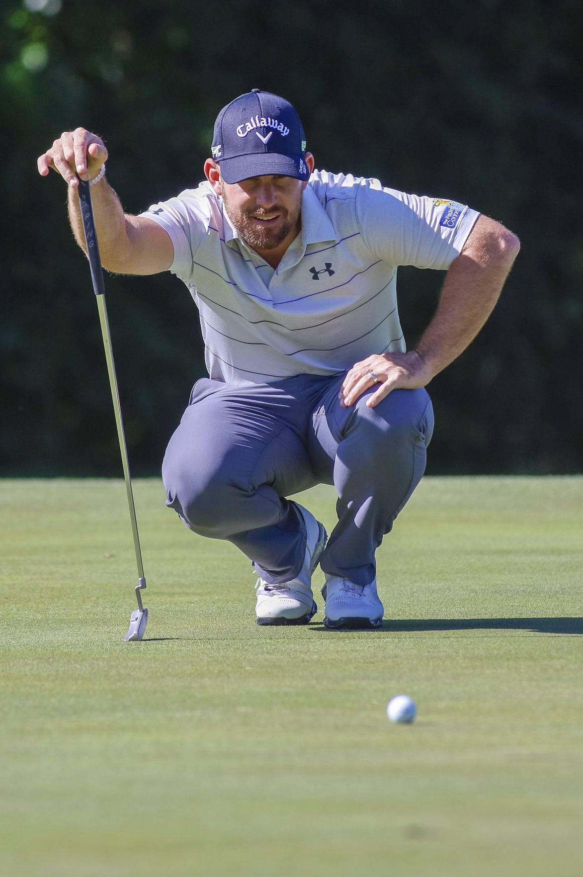 Scott Brown, golfer, sunlit green, HD Phone Wallpaper