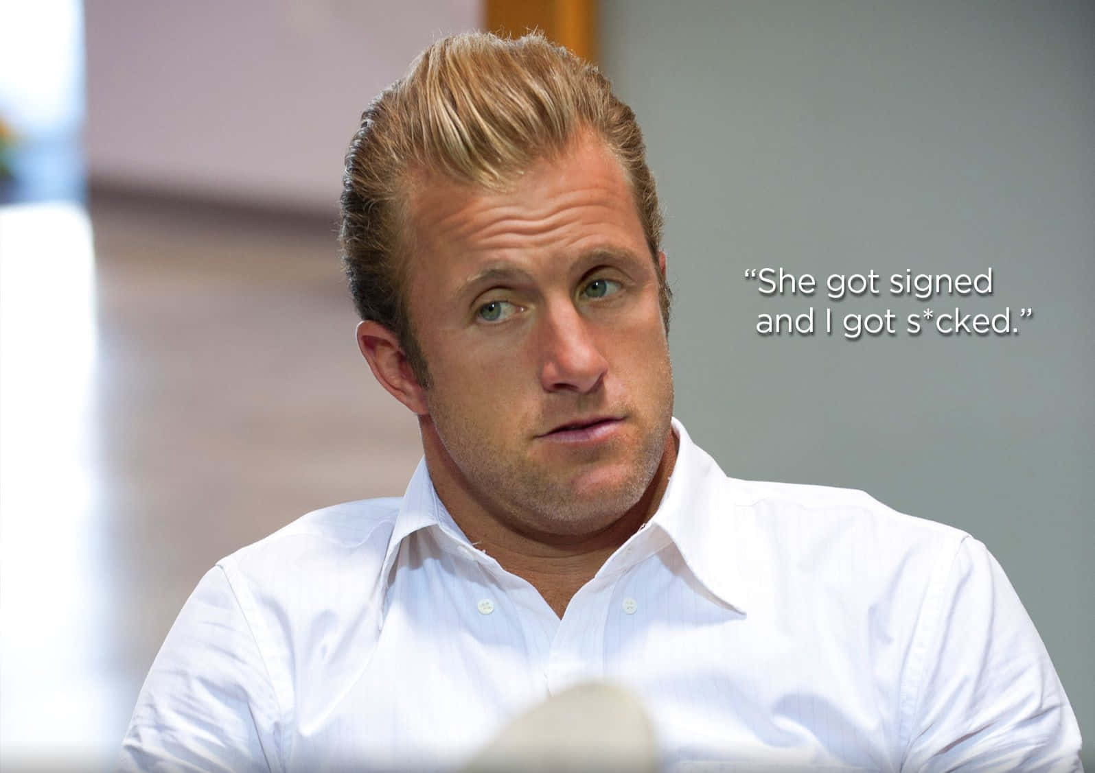 Scott Caan, white shirt, serious expression, HD Desktop Wallpaper
