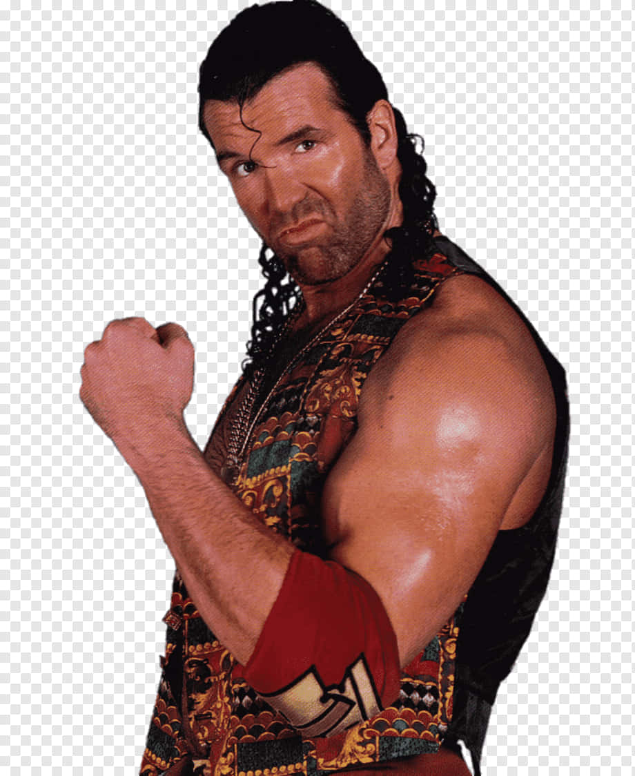 Scott Hall, wrestler, long dark hair, SD Phone Wallpaper