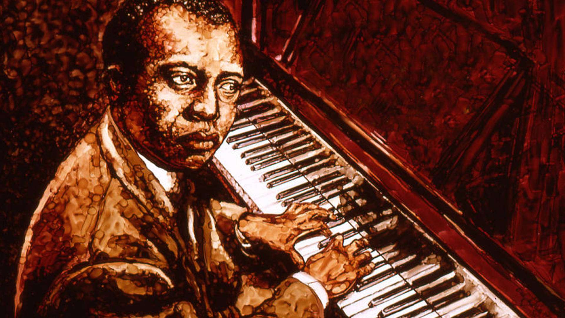 Scott Joplin, piano, suit, Full HD Desktop Wallpaper