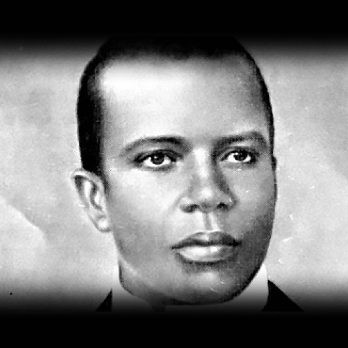 Scott Joplin, black and white, portrait, SD Desktop Wallpaper