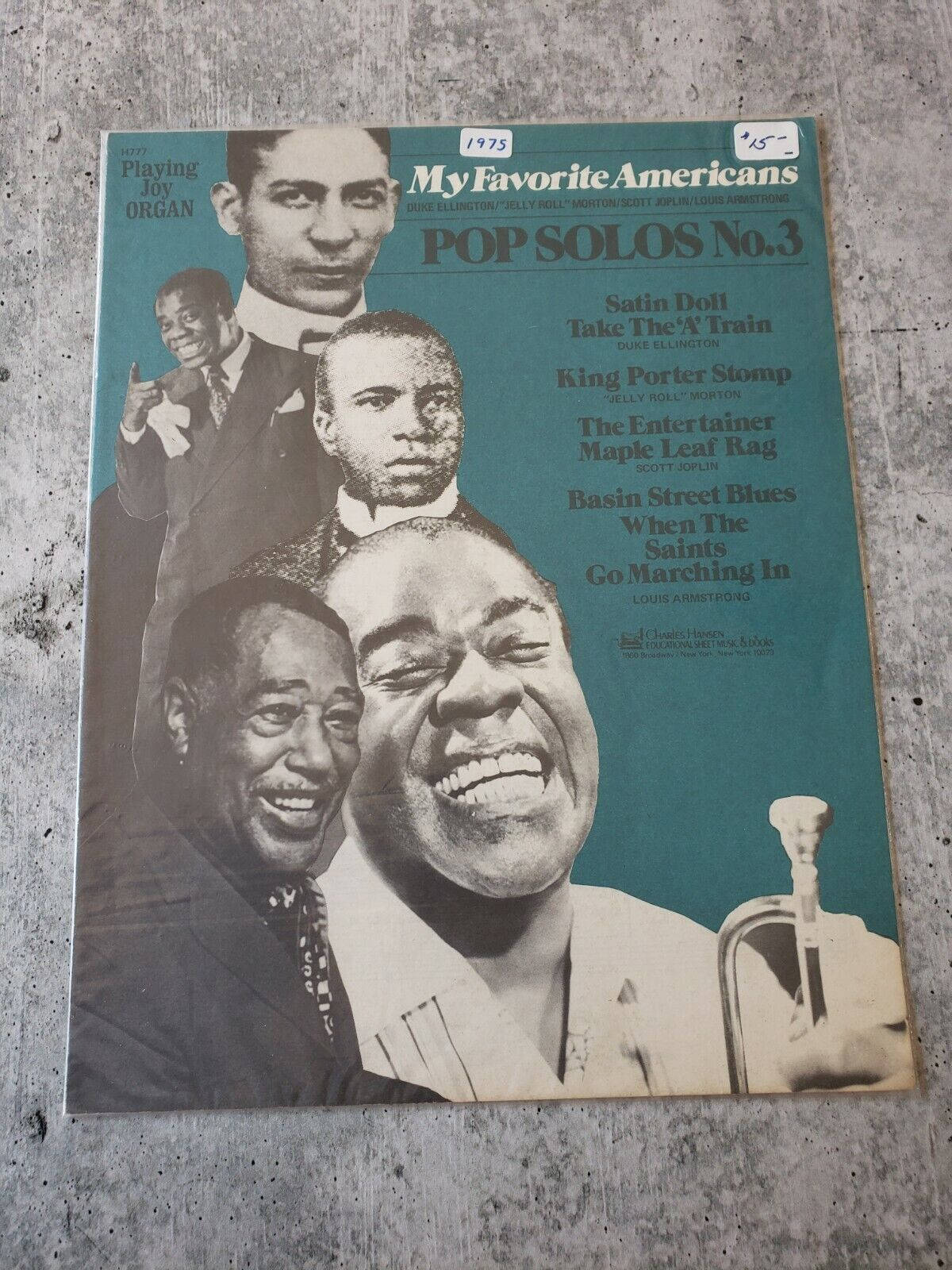 Scott Joplin, vintage music sheet, 1975 jazz music book, HD Phone Wallpaper
