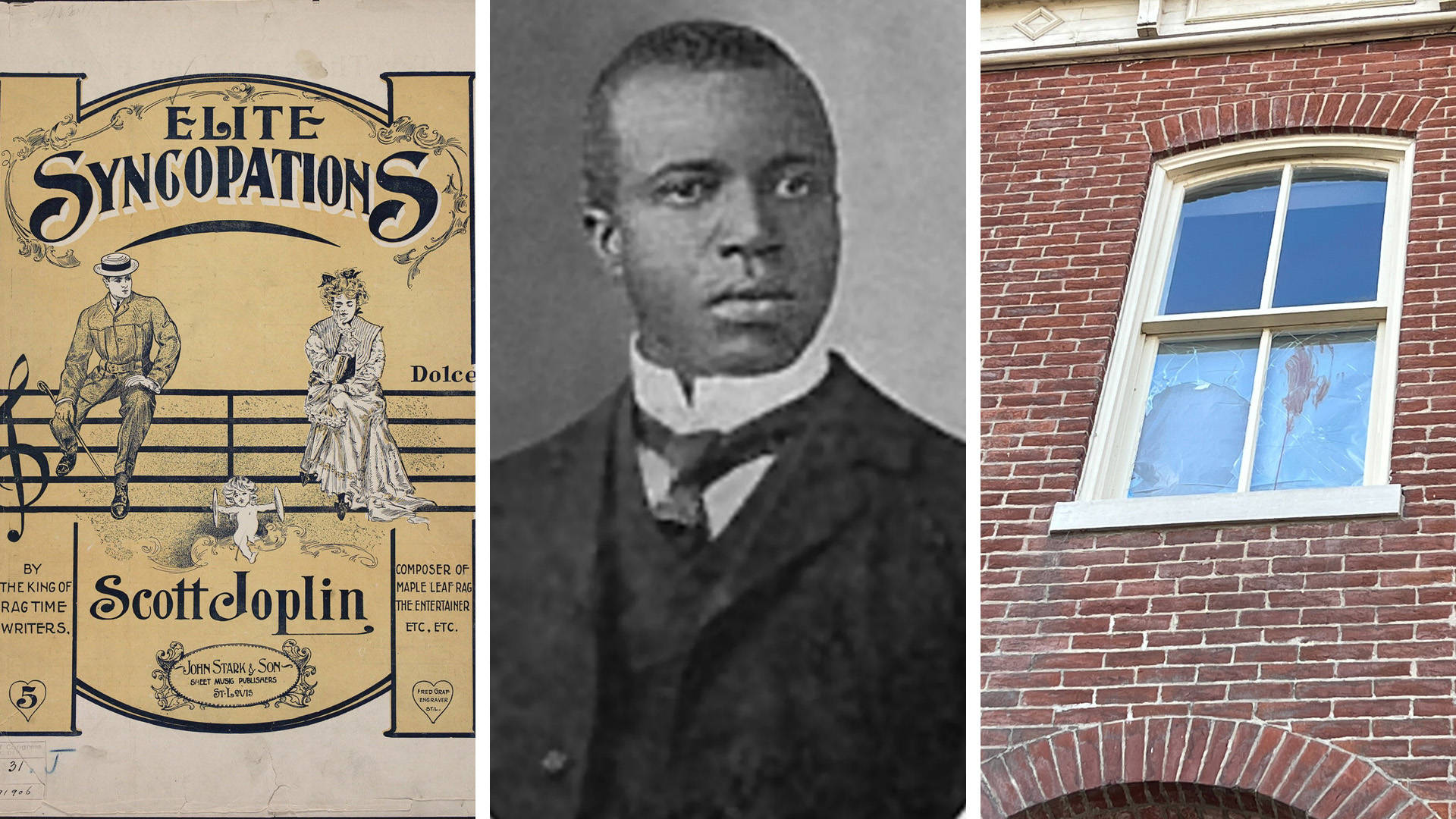 Scott Joplin, ragtime, vintage sheet music cover, Full HD Desktop Wallpaper
