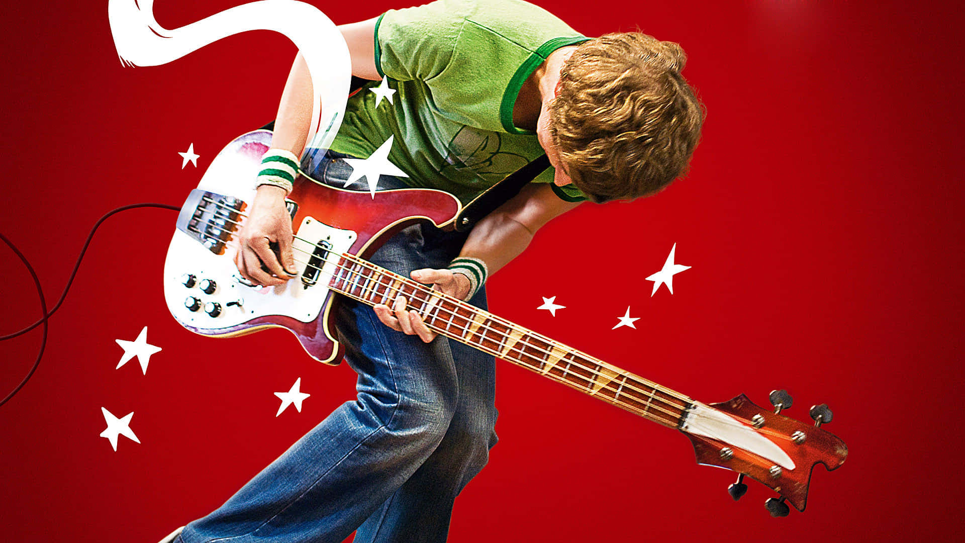 Scott Pilgrim, The Star, green shirt, Full HD Desktop Wallpaper