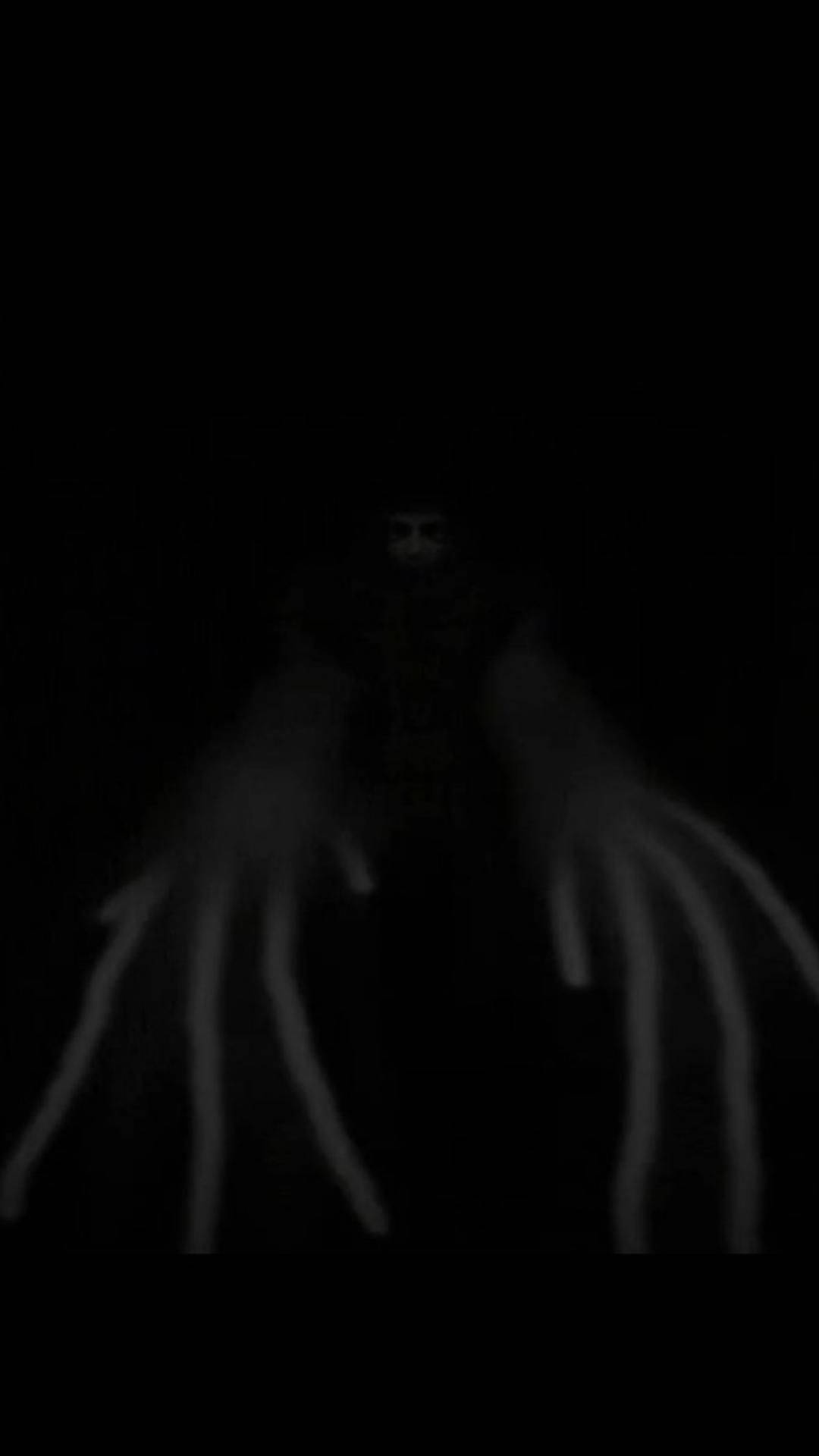 SCP, shadowy humanoid figure, glowing eyes, Full HD Phone Wallpaper