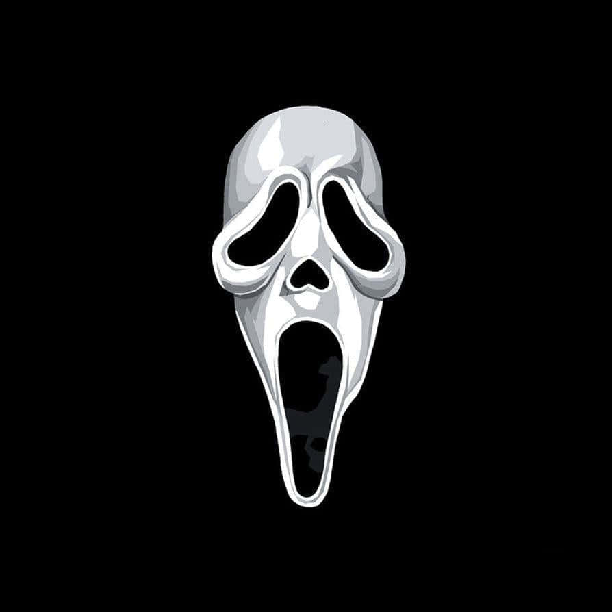 Scream Ghostface, scream mask, hollow eyes, SD Desktop Wallpaper