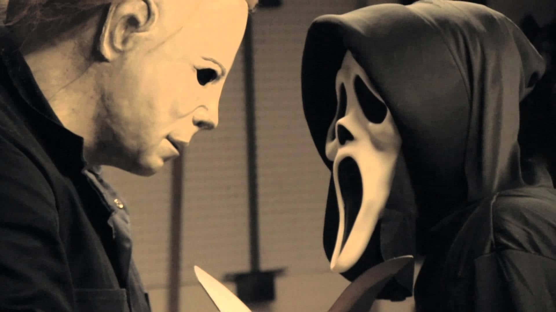 Scream 2, Scream Ghostface, horror figures, Full HD Desktop Wallpaper