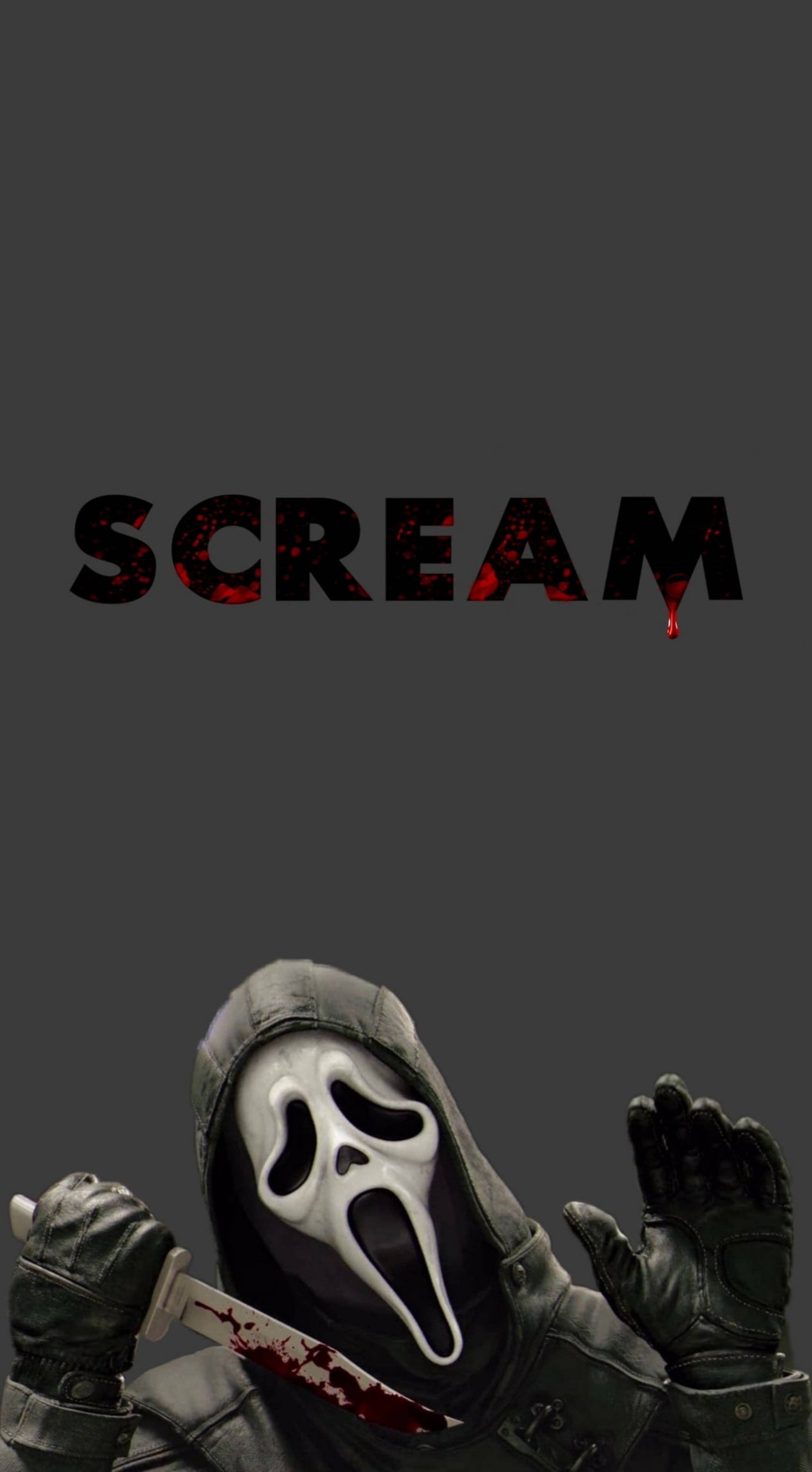 Ghostface, Scream, white ghost mask, 4K Phone Wallpaper
