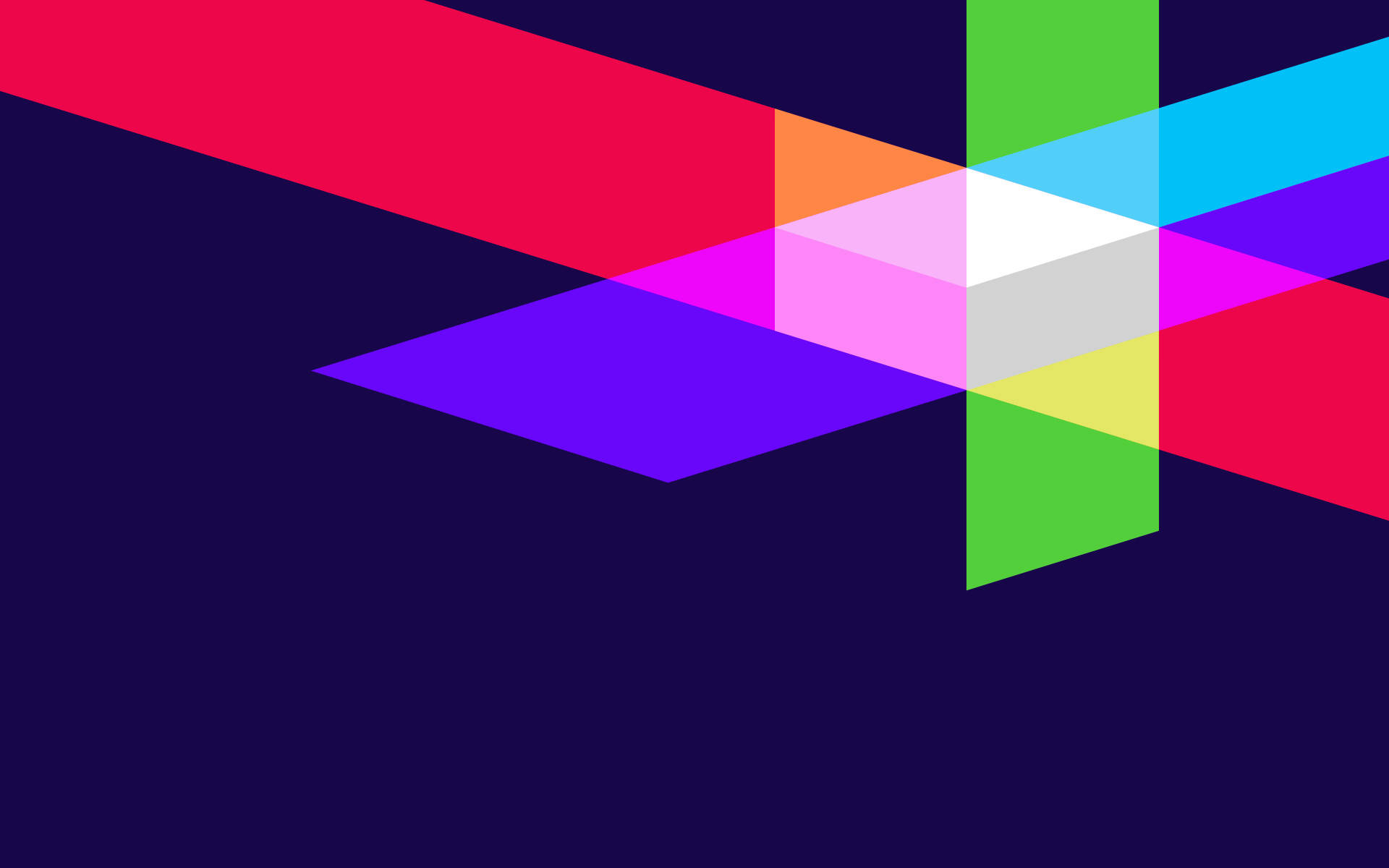 Windows Lock Screen Saver, geometric shapes, bold colors, Full HD Desktop Wallpaper